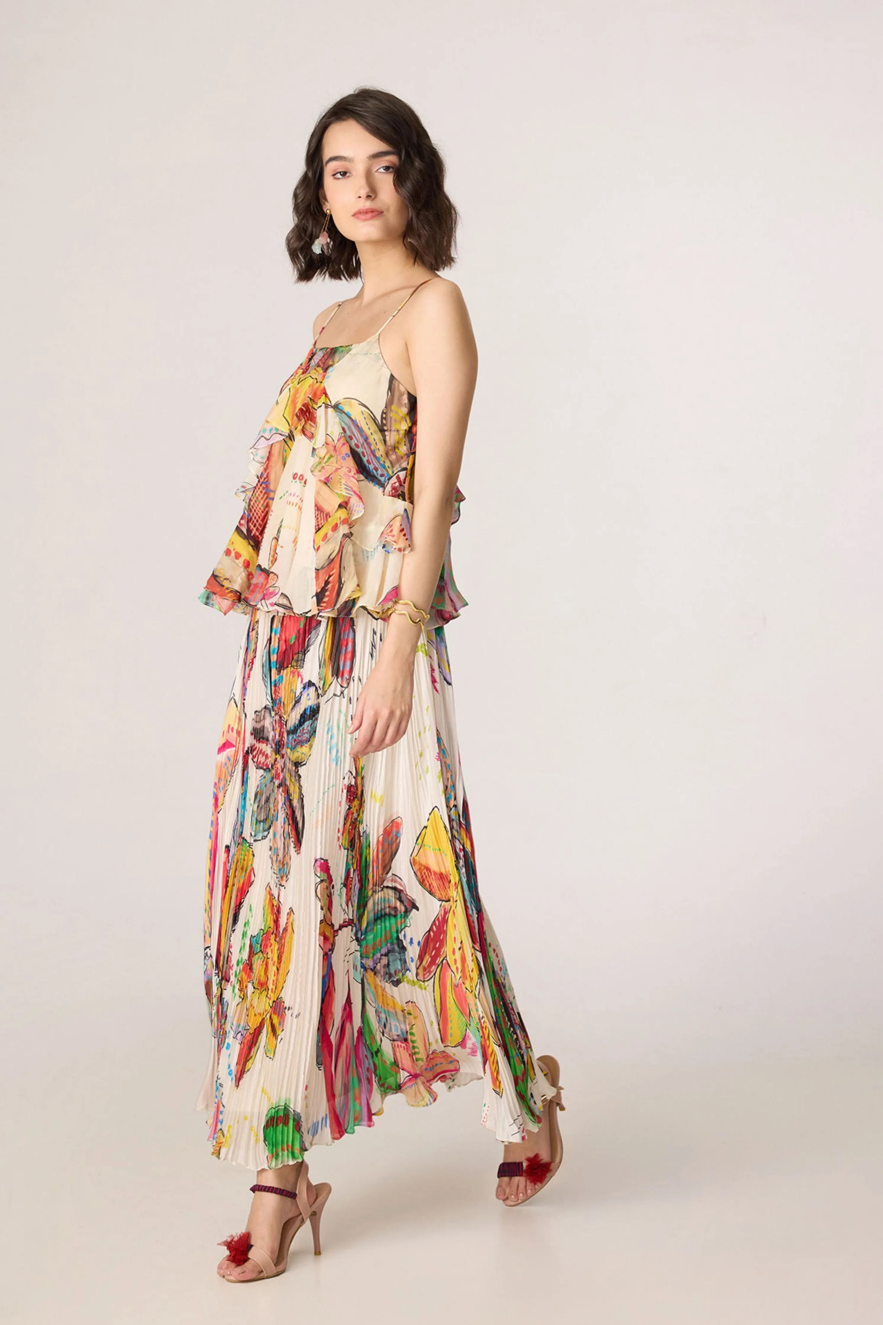 Genora Blouse With Zora Skirt