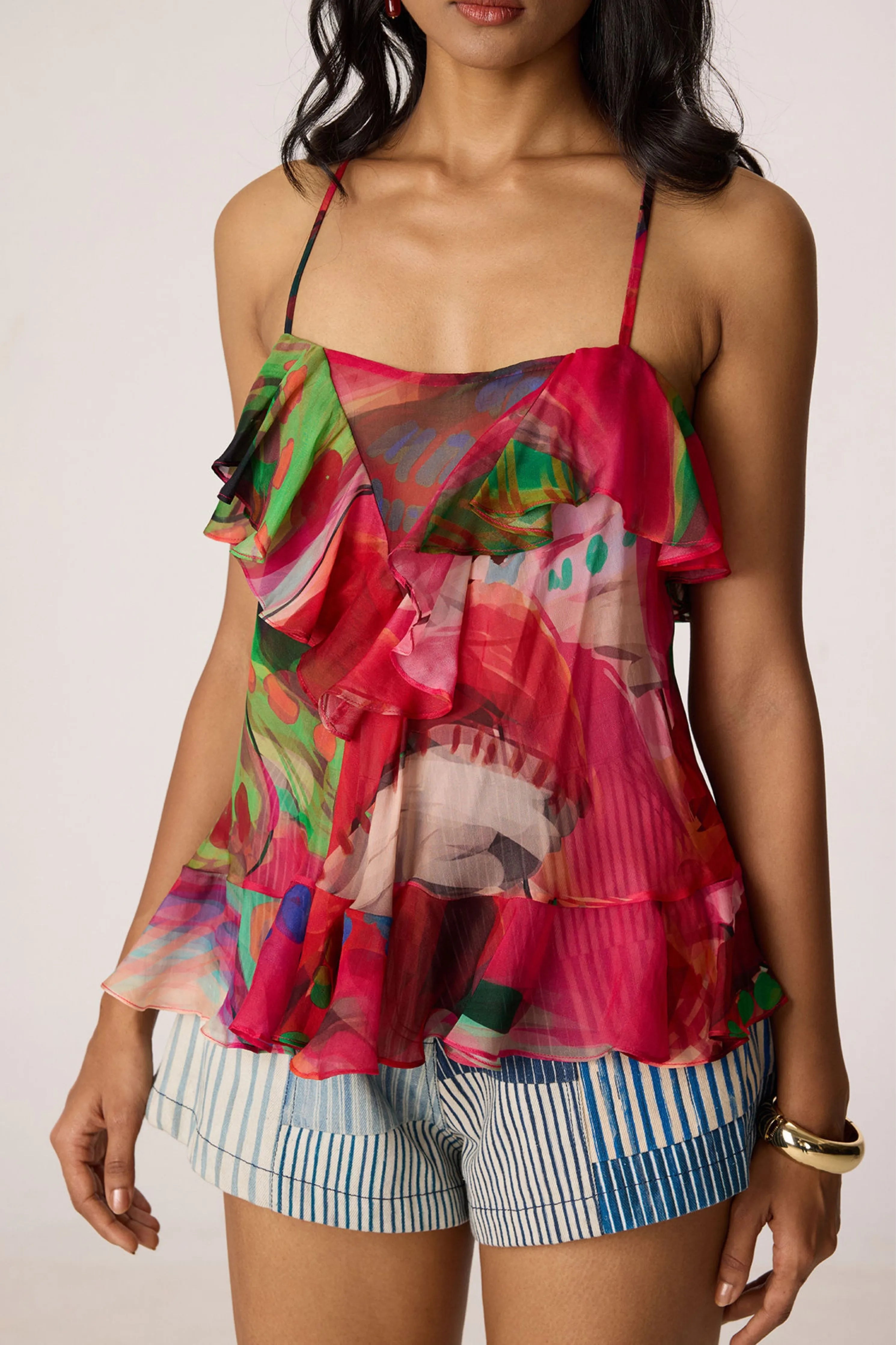 Genora Blouse With Emira Shorts