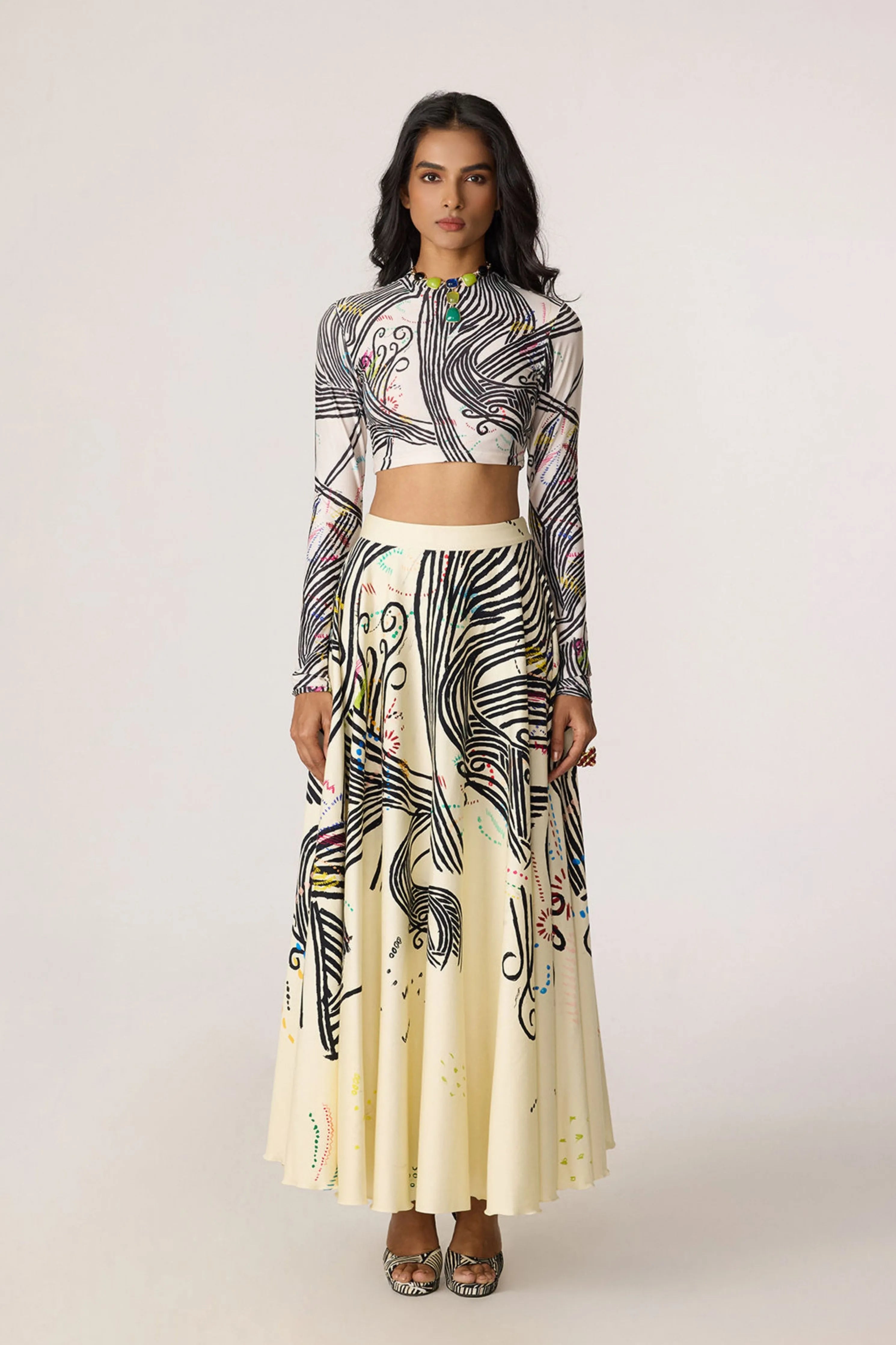 Gigi Blouse With Dracy Skirt
