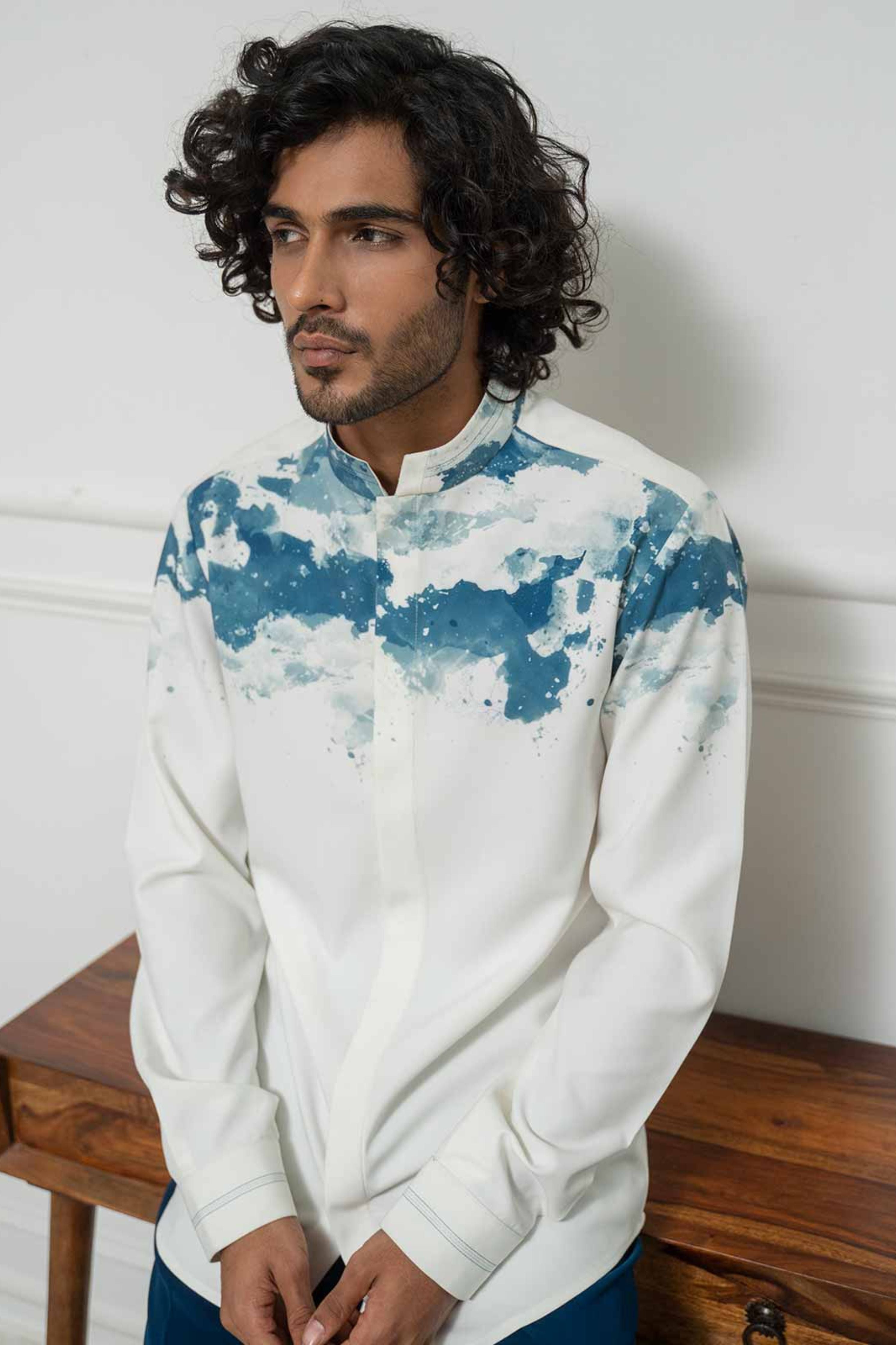 Reverie Blue Smog Shirt