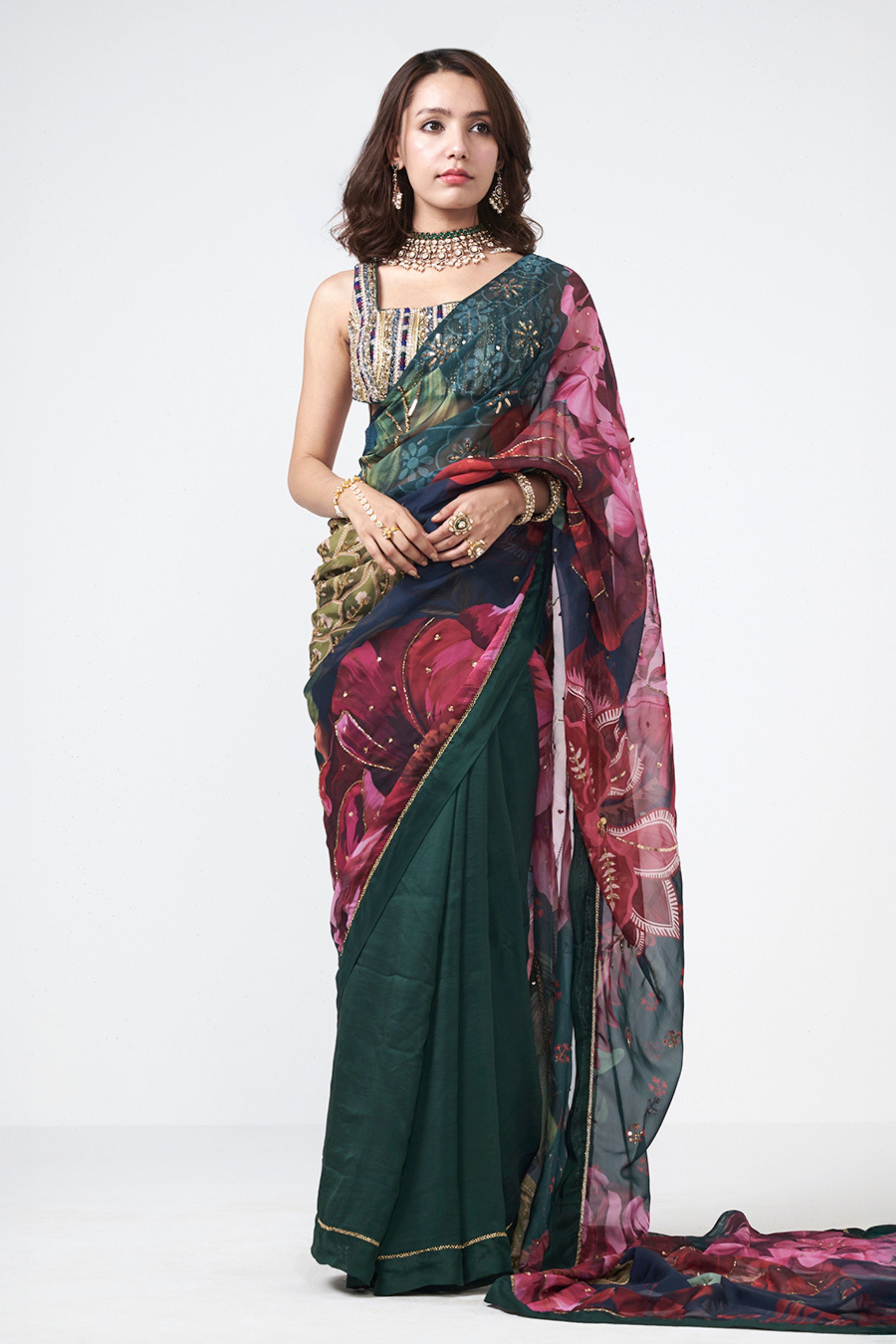 Corbet Glam Wrap Saree