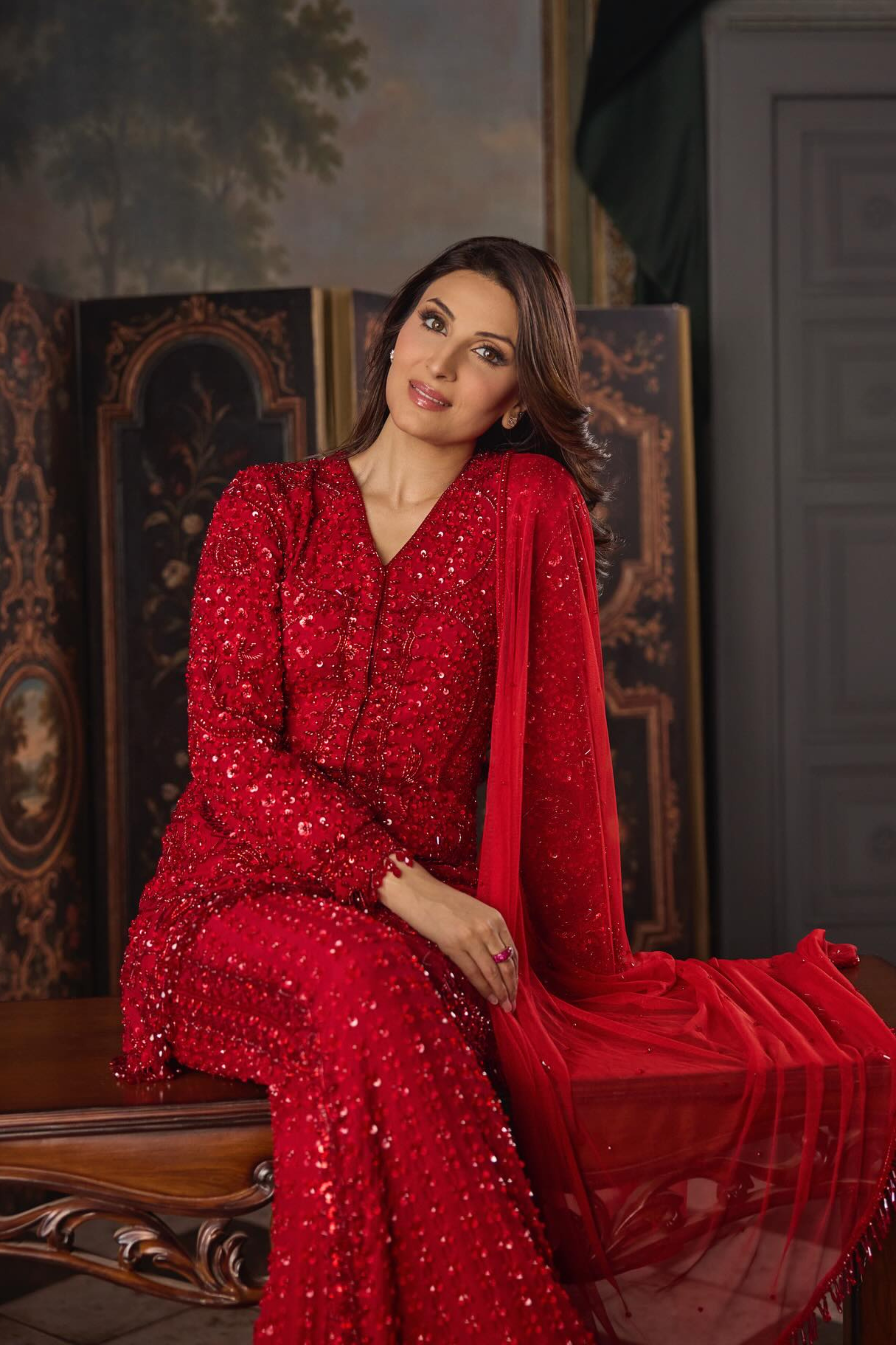 Riddhima Kapoor Sahni In Divinity Sharara Set