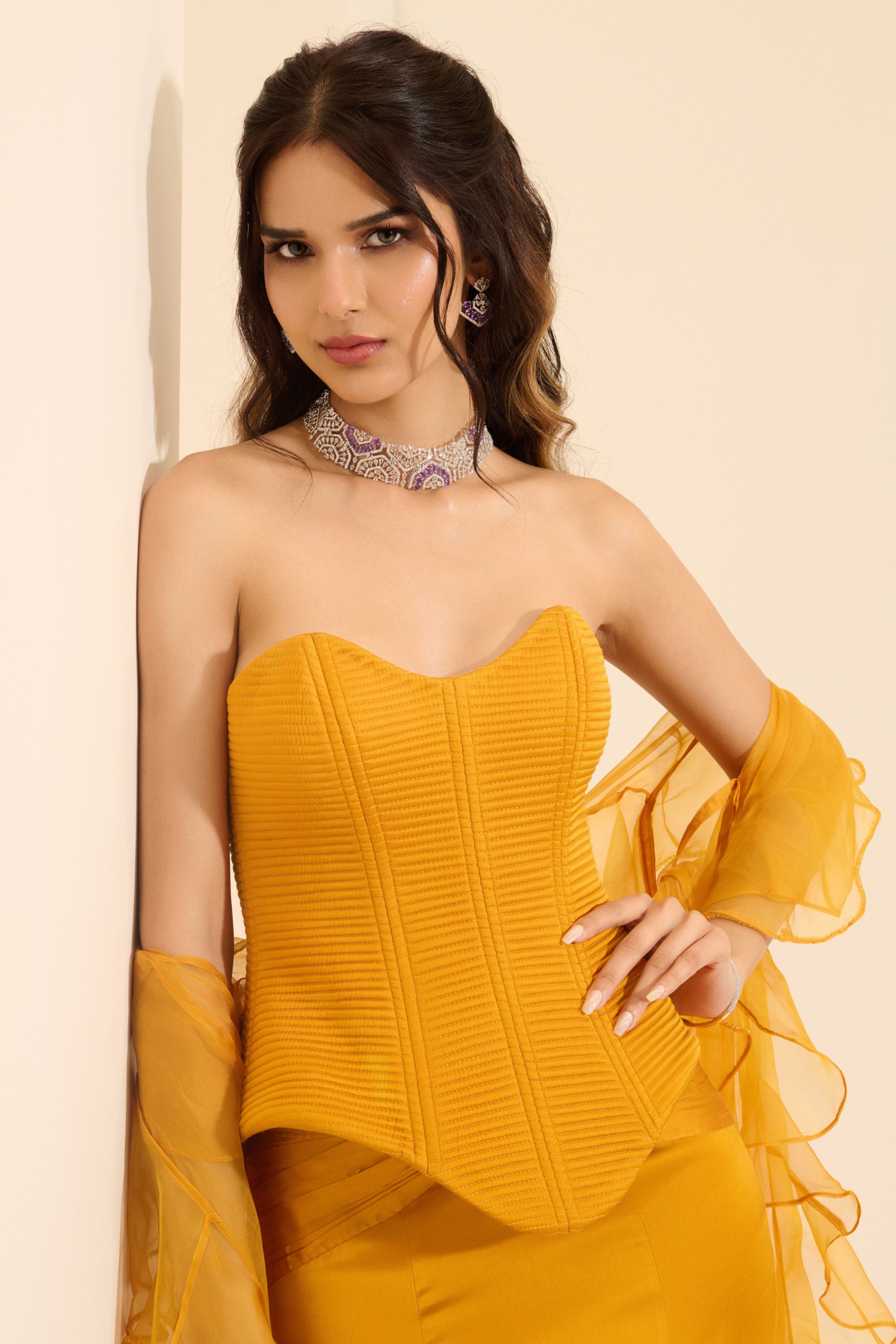 Sunset Majesty Corset and Drape Set