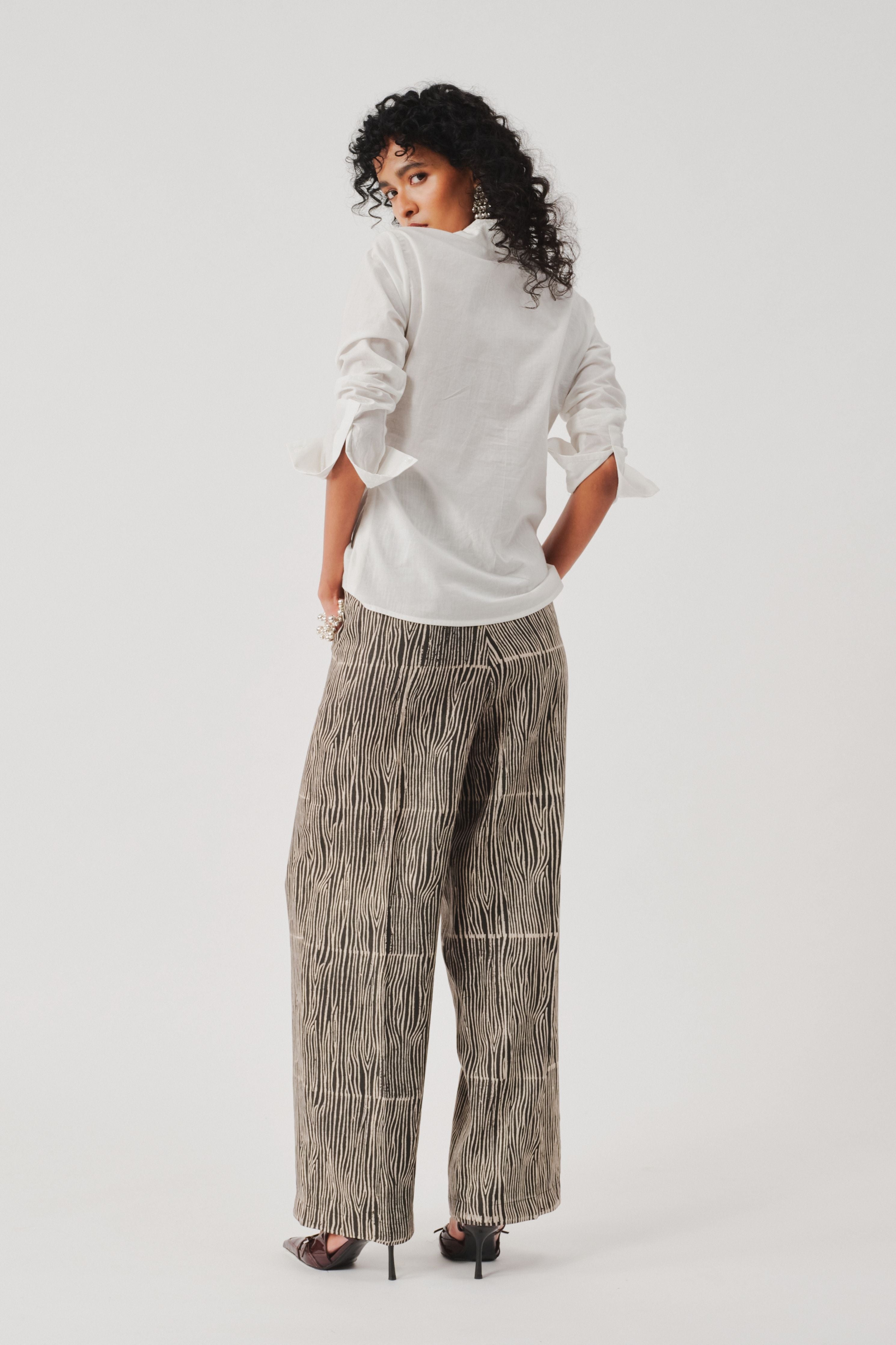 White Organic Cotton Twist Shirt