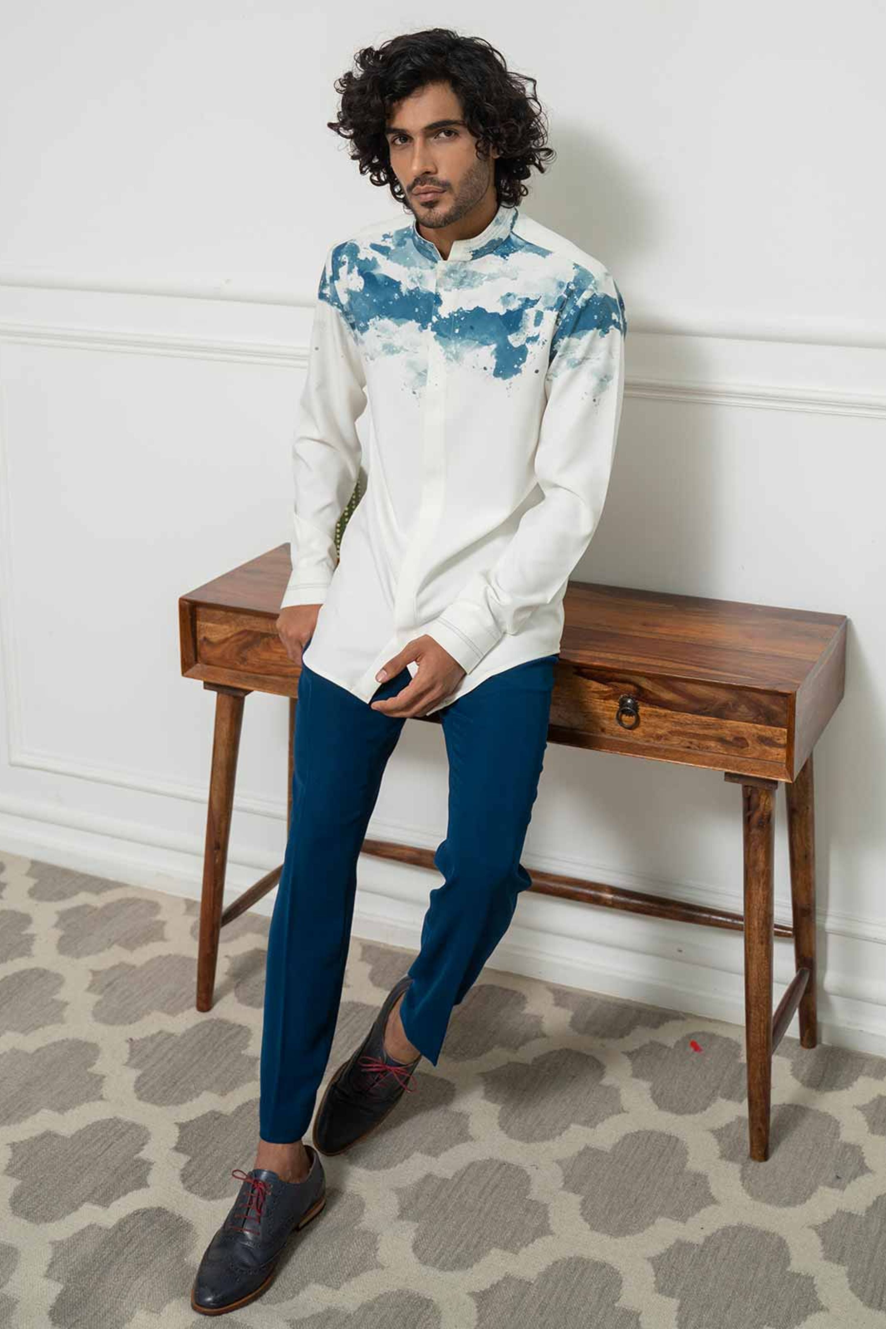 Reverie Blue Smog Shirt