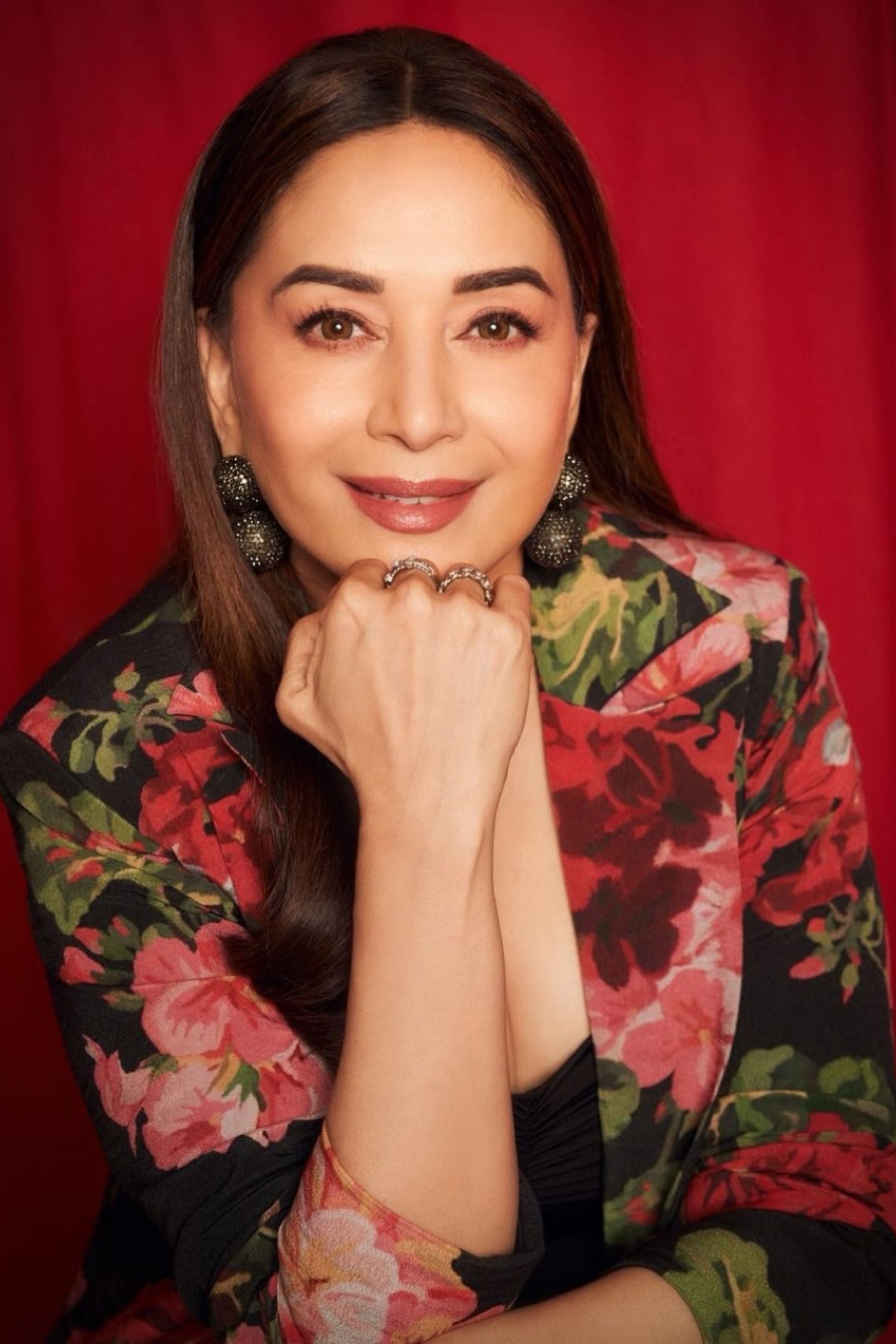 Madhuri Dixit Nene In Bloody Marry Blazer Skirt Set