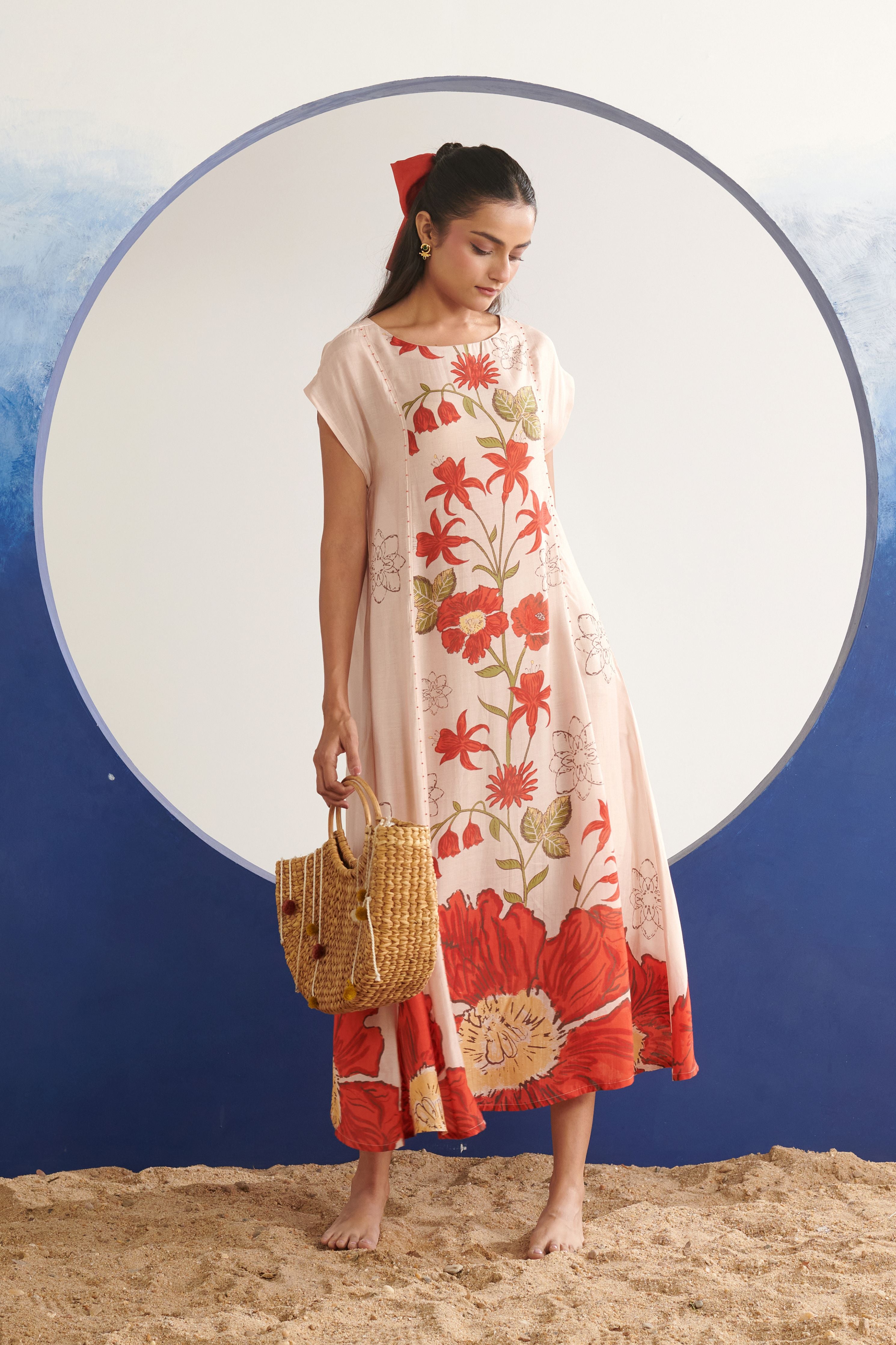 Iris Blush Straight Dress