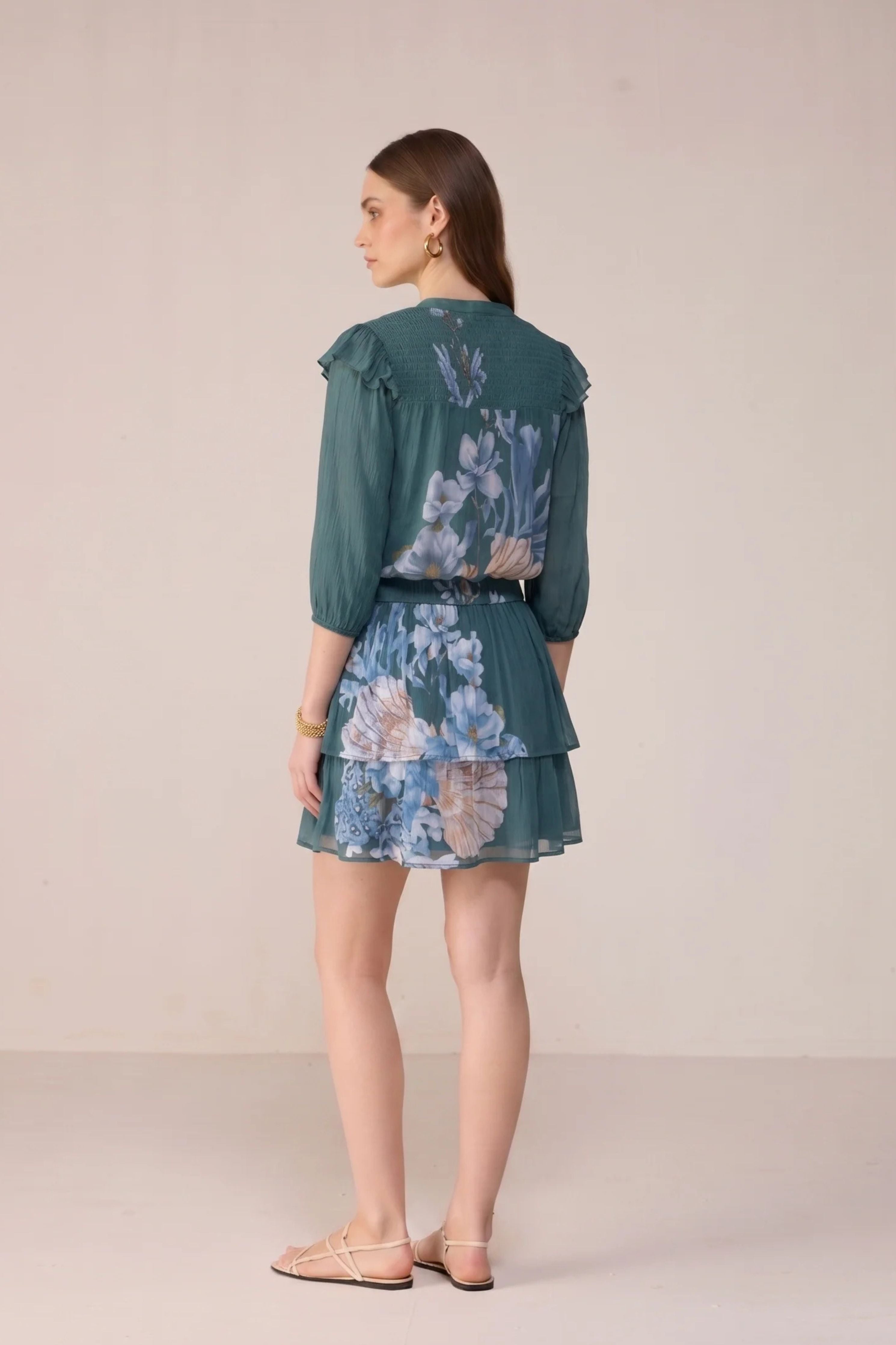 Midnight Coral Camille Skirt