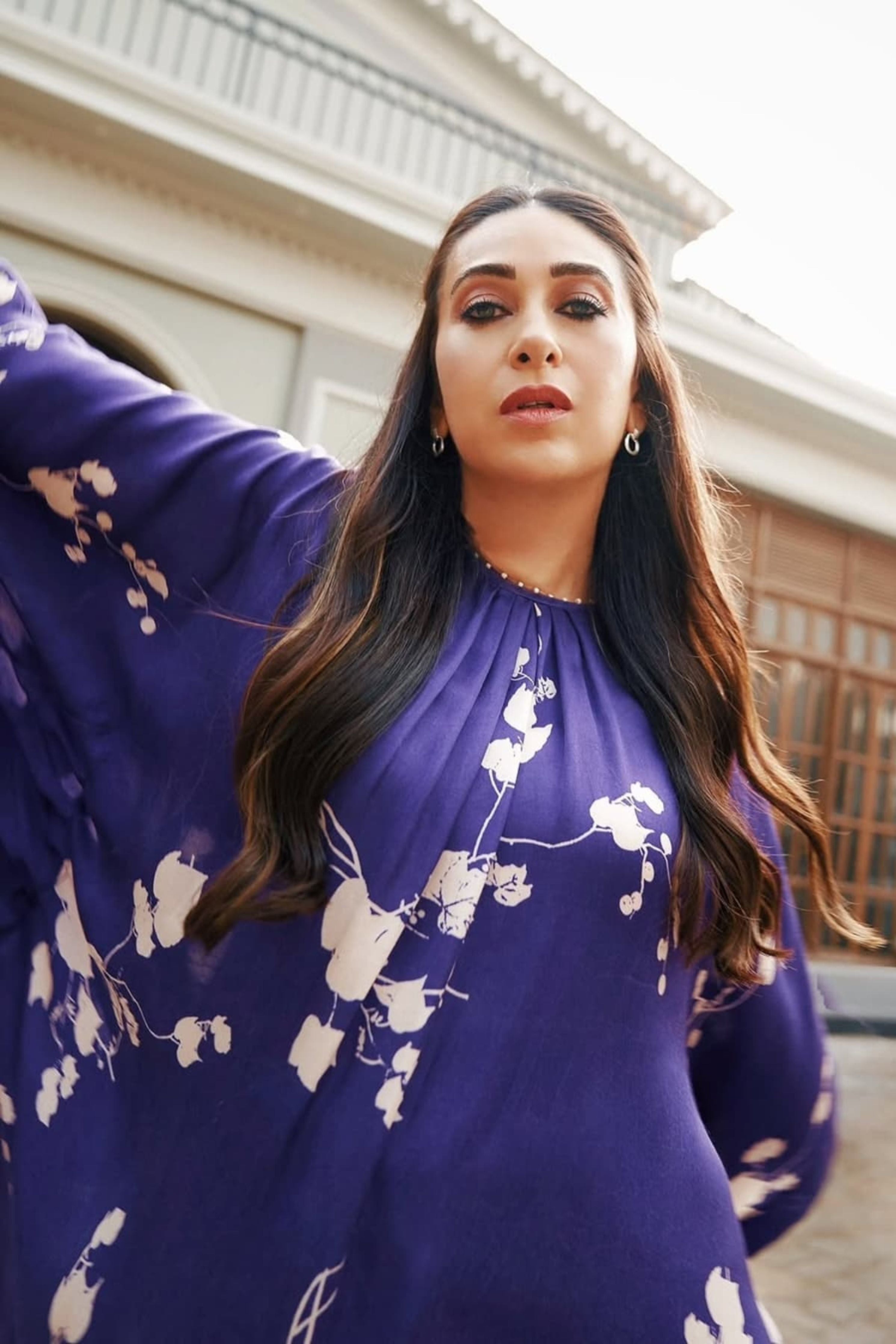 Karishma Kapoor In Sakura Kimono Kurta & Pants Co-ord