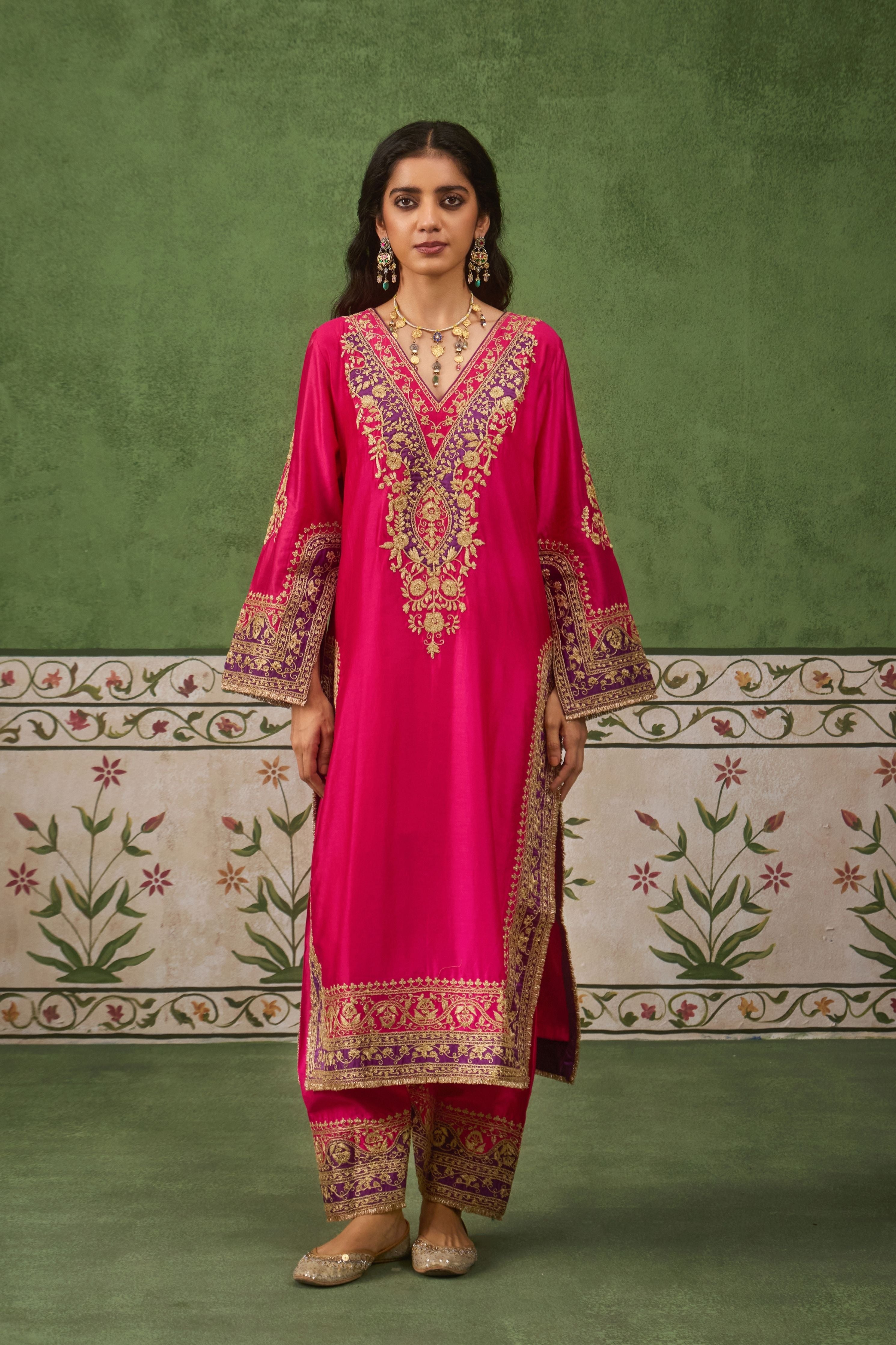 Inayat 2.0 Fushia Purple Kurta Set