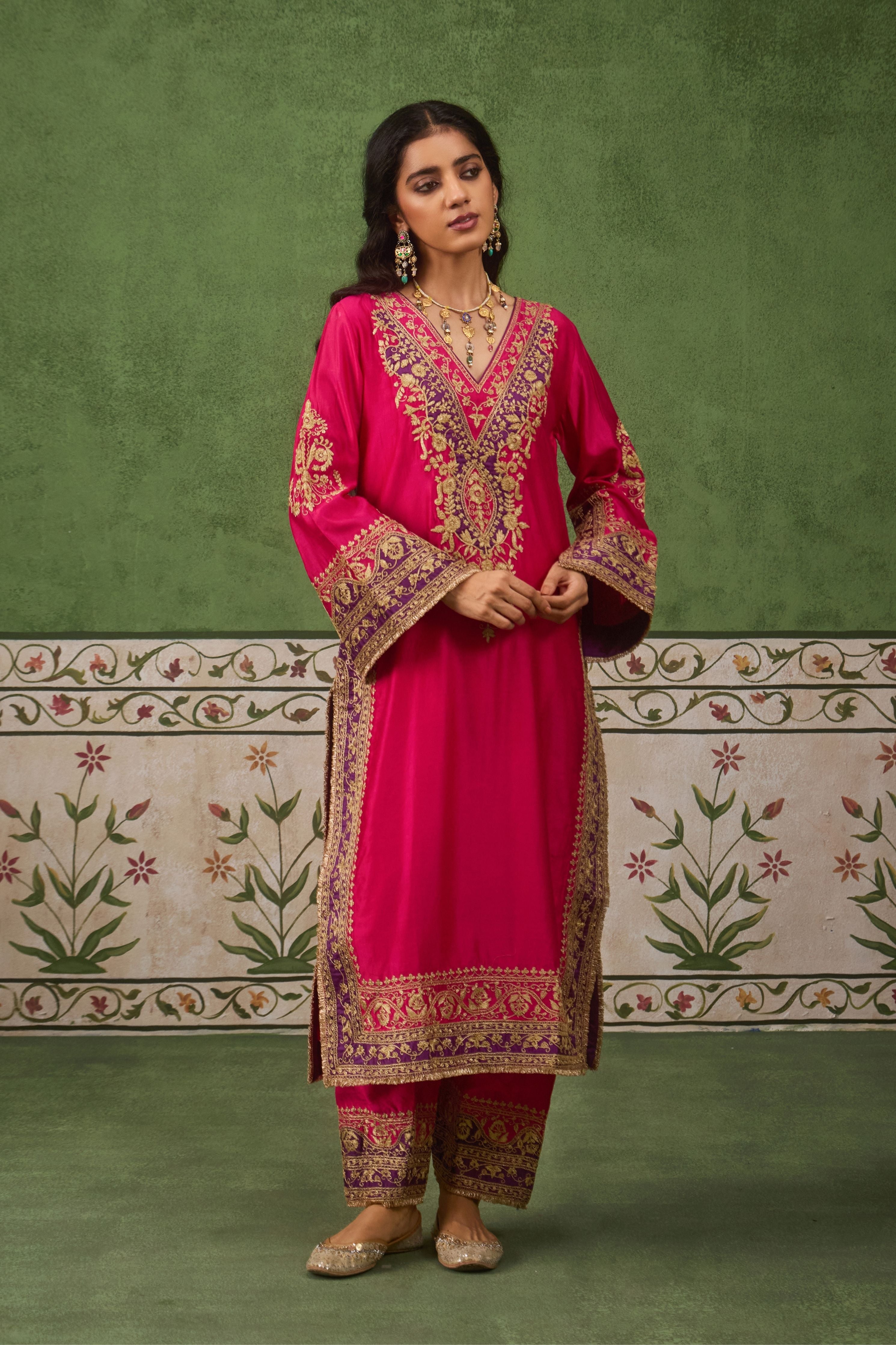 Inayat 2.0 Fushia Purple Kurta Set