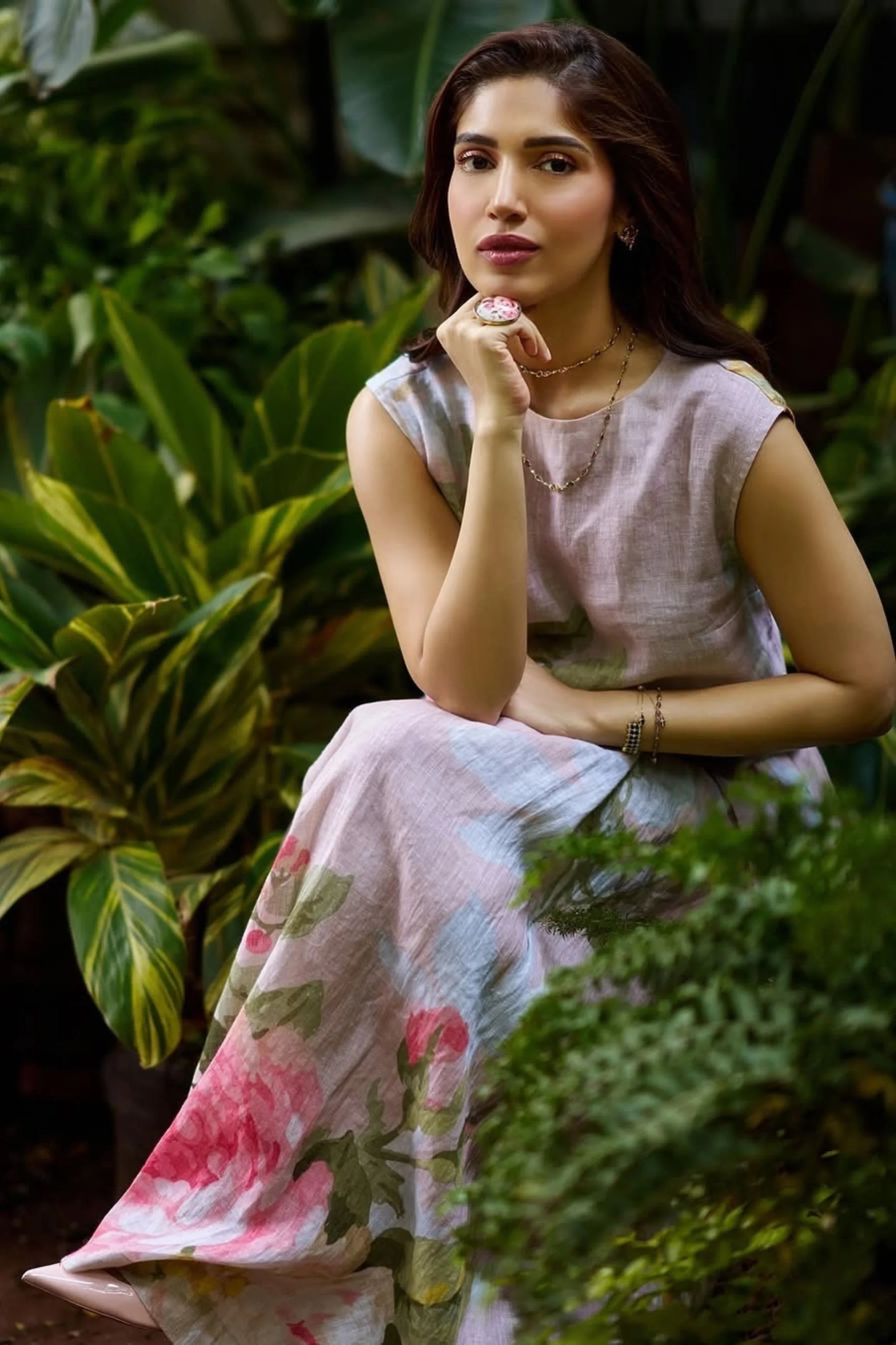 Bhumi Pednekar In Hazel skirt set