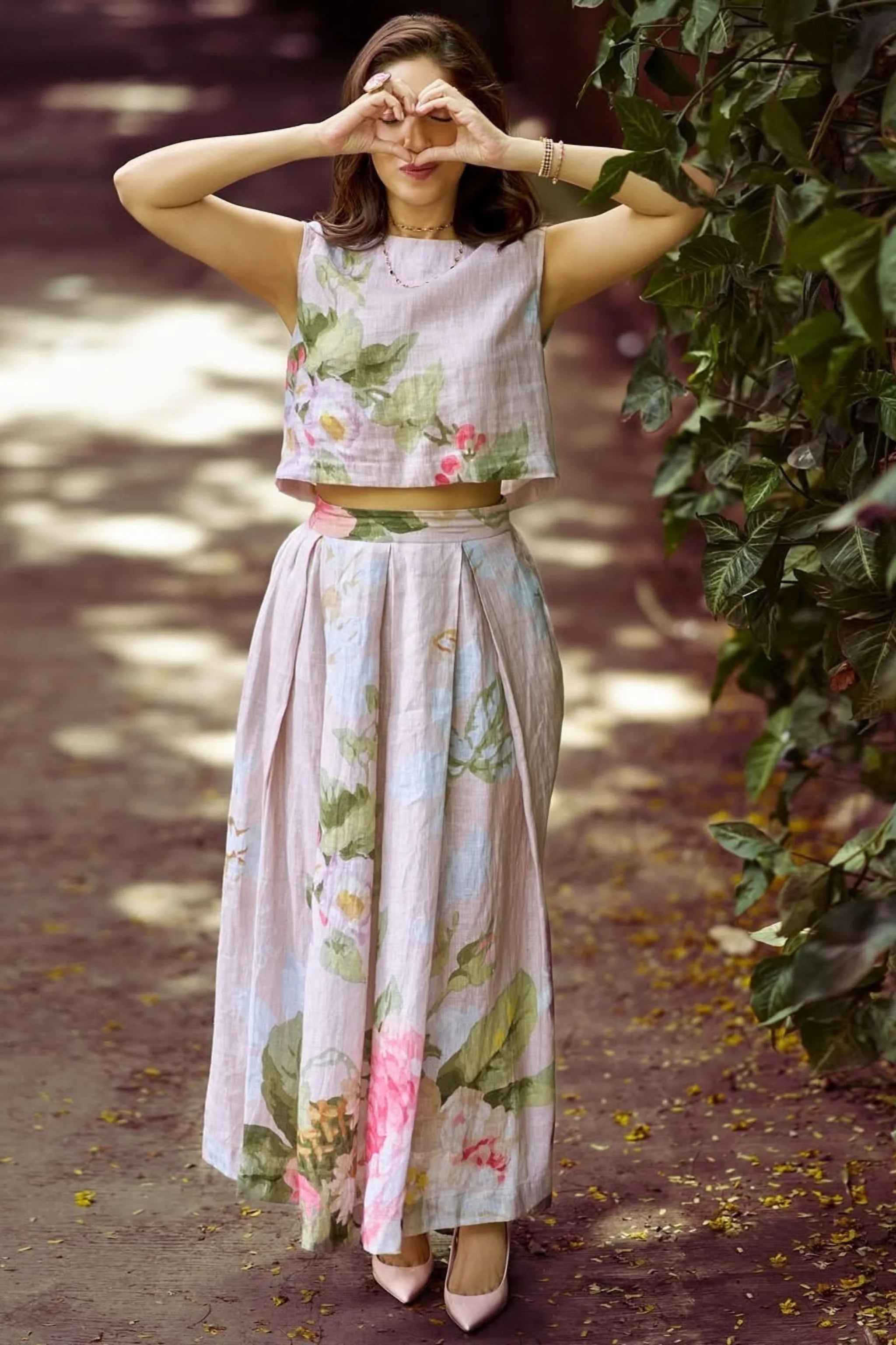 Bhumi Pednekar In Hazel skirt set