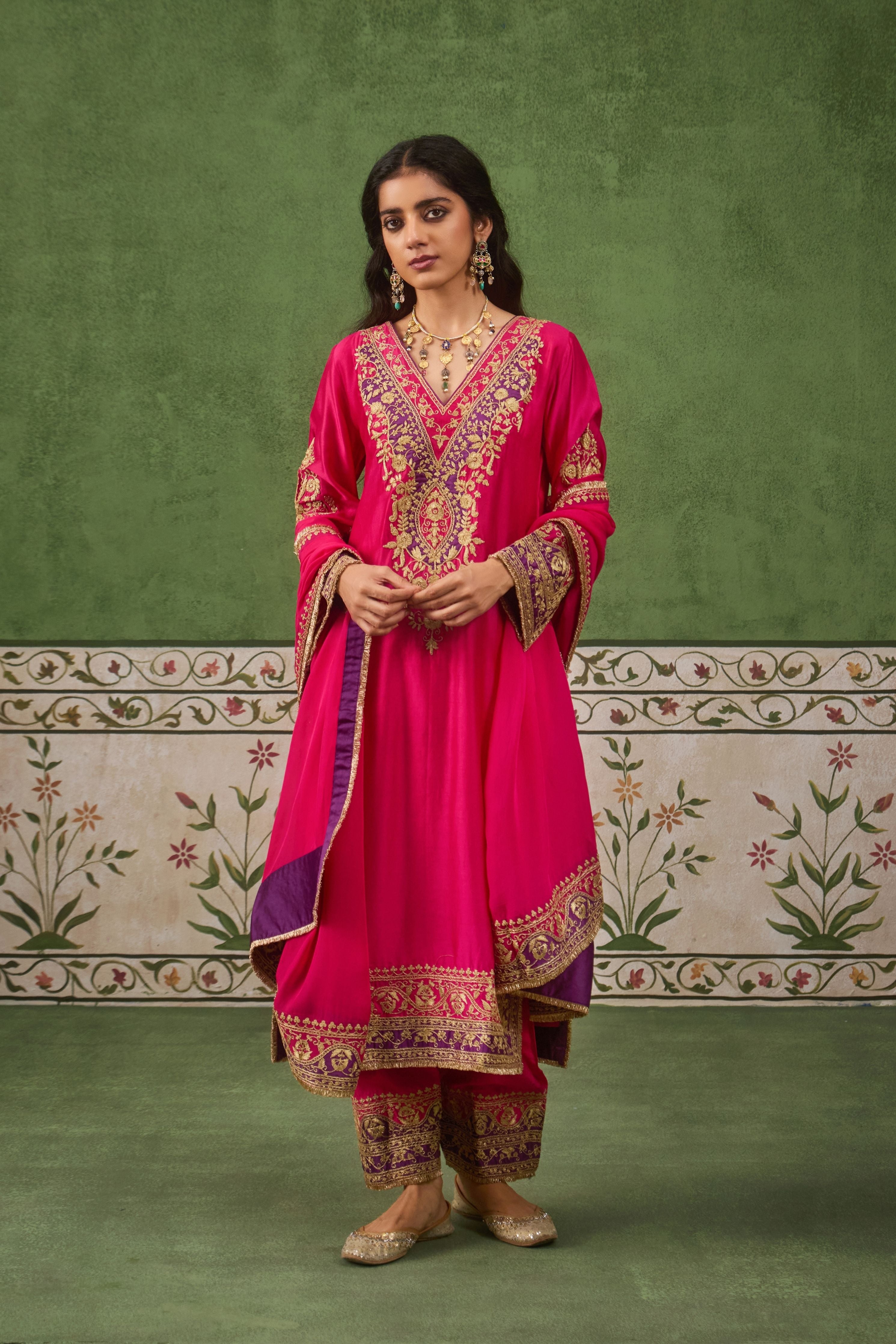 Inayat 2.0 Fushia Purple Kurta Set