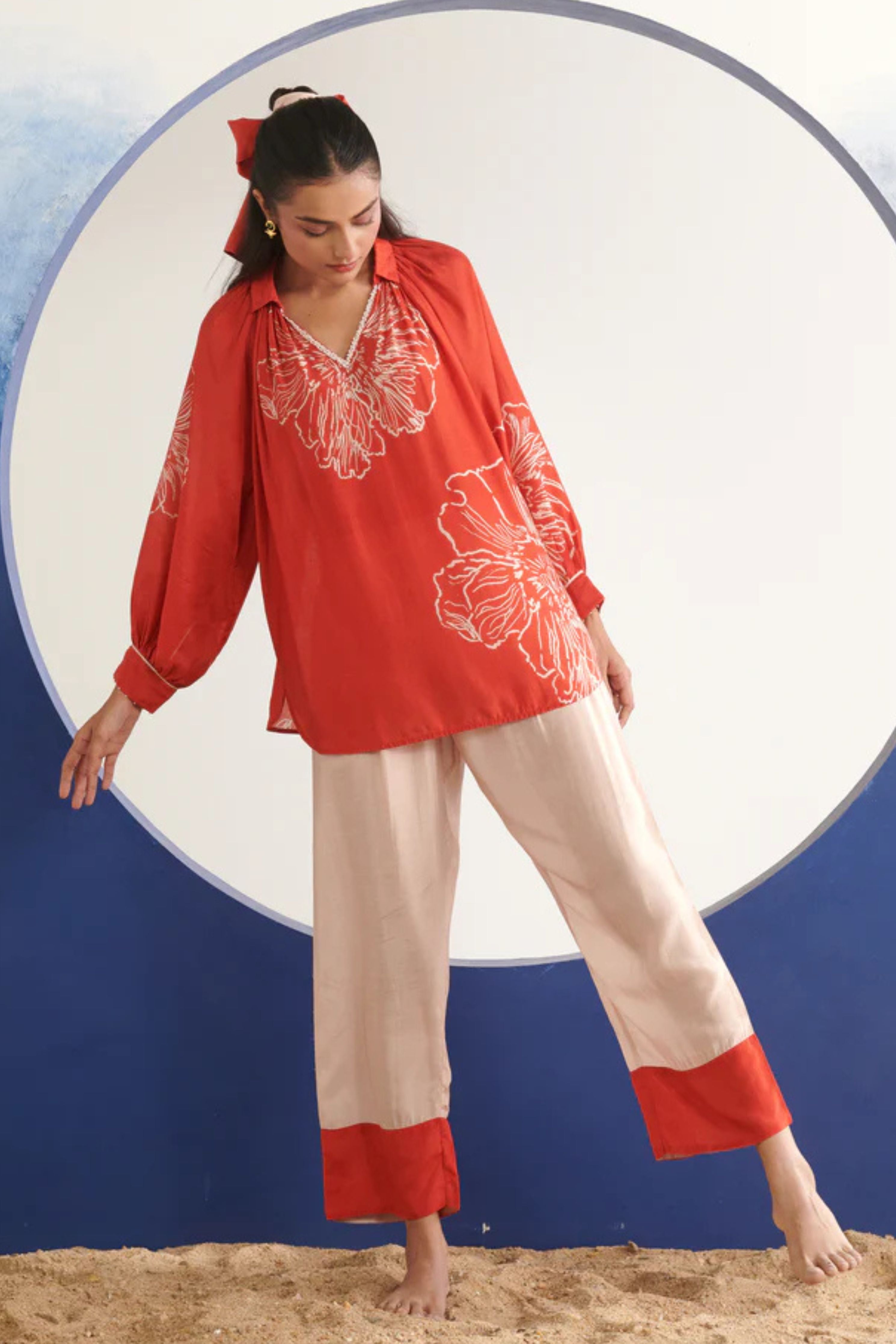Alaya Coral Top
