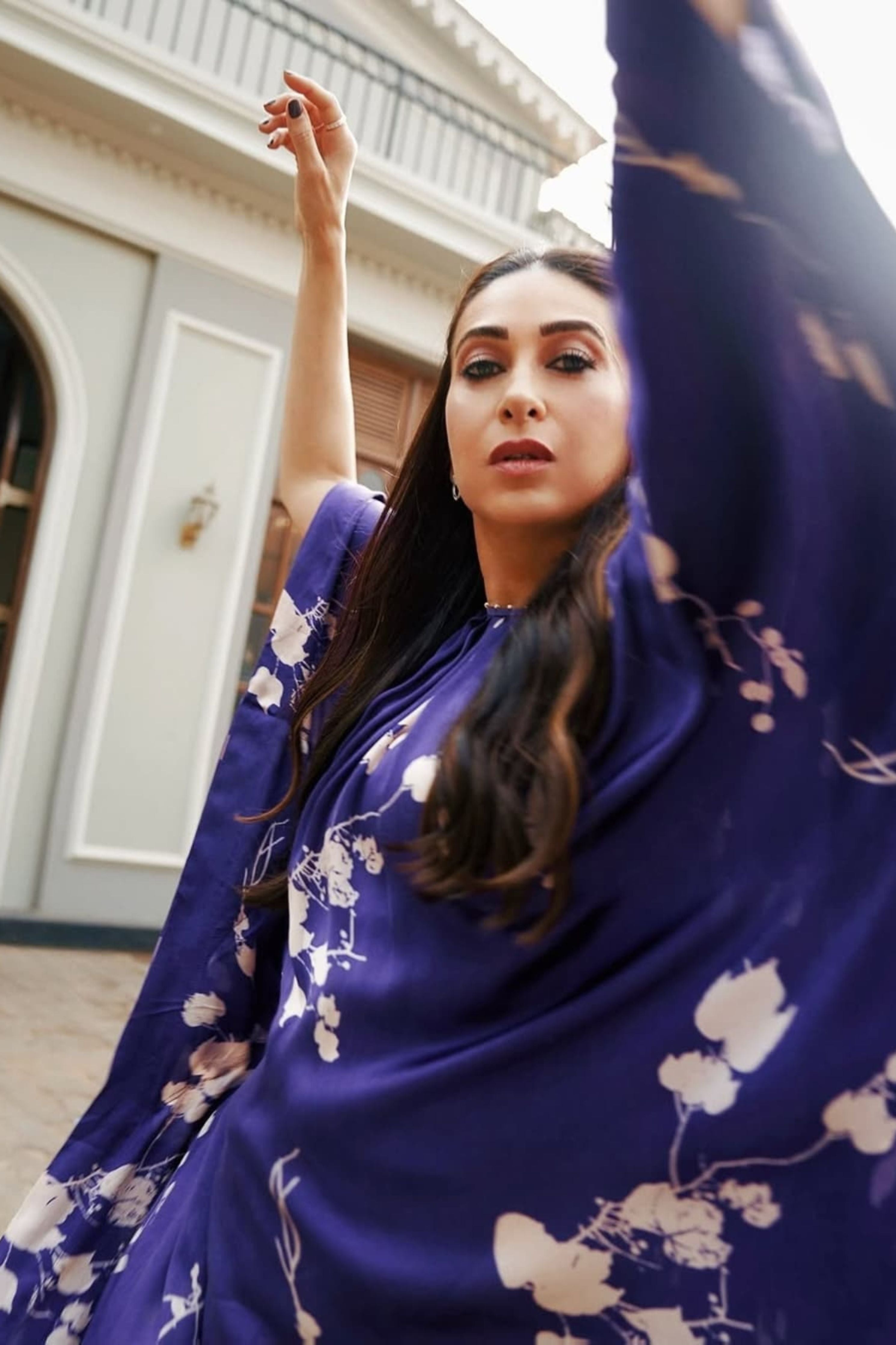 Karishma Kapoor In Sakura Kimono Kurta & Pants Co-ord