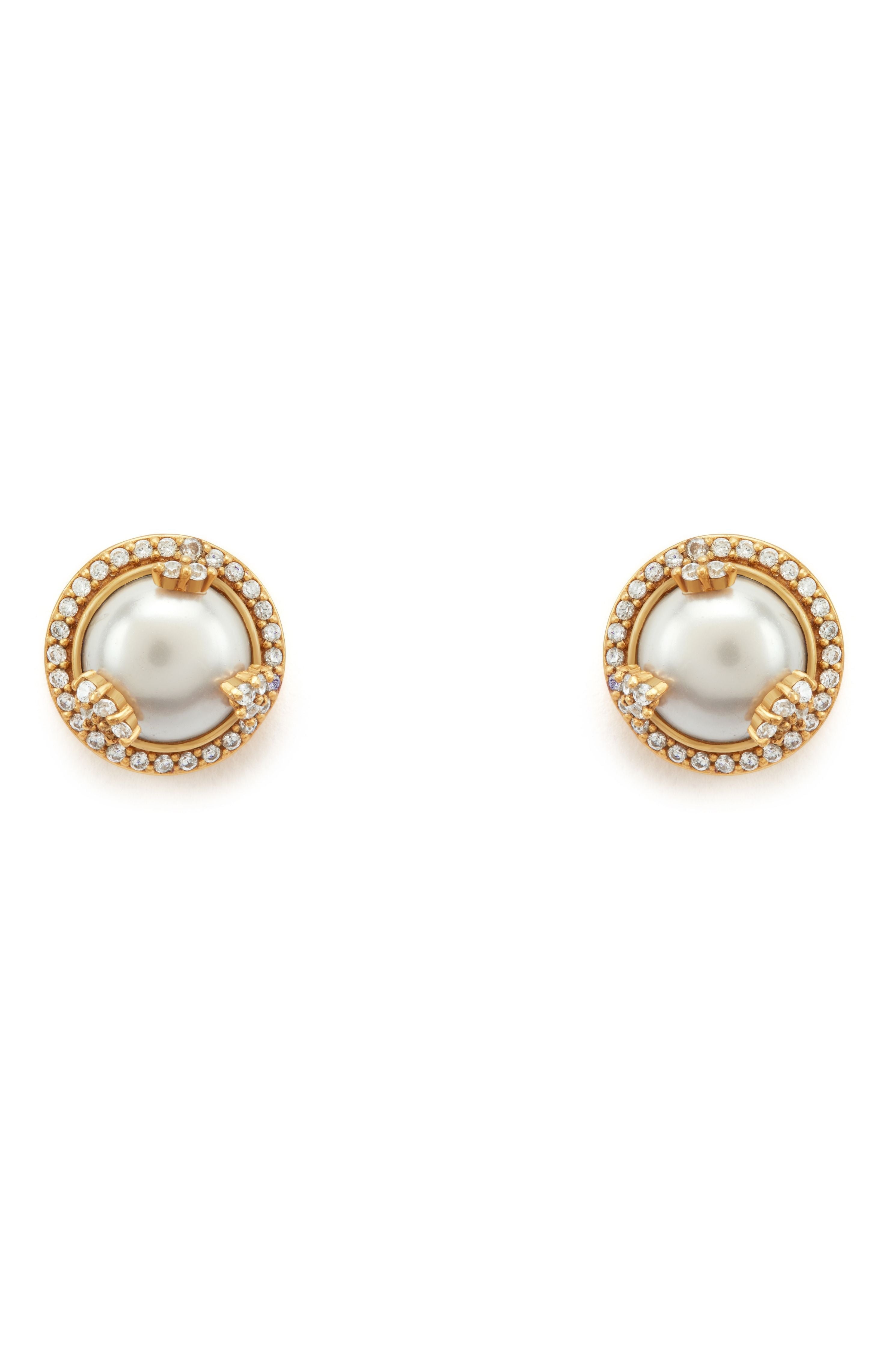 Opaline Ivory Studs