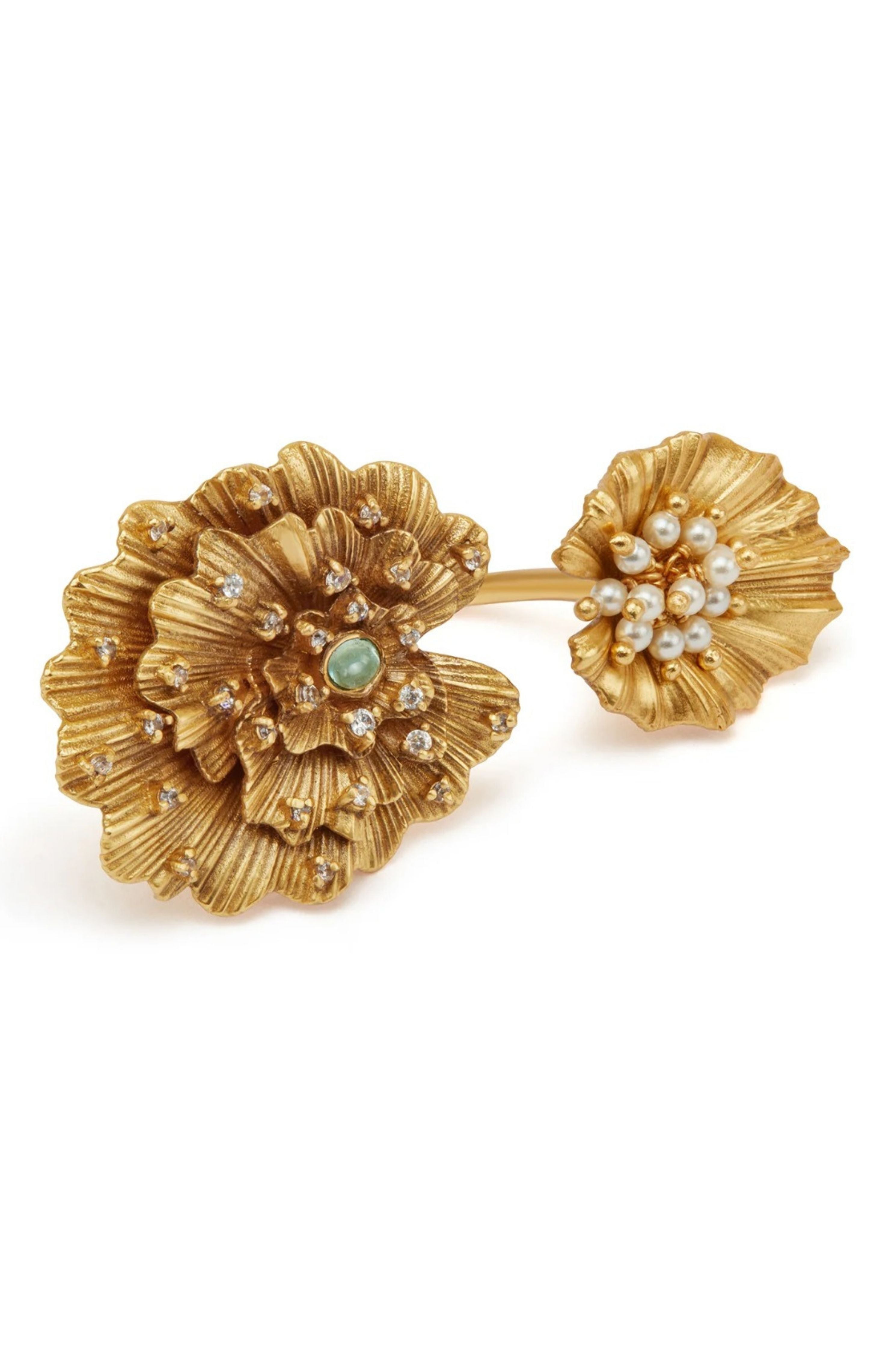 Odeta Double-Motif Ring