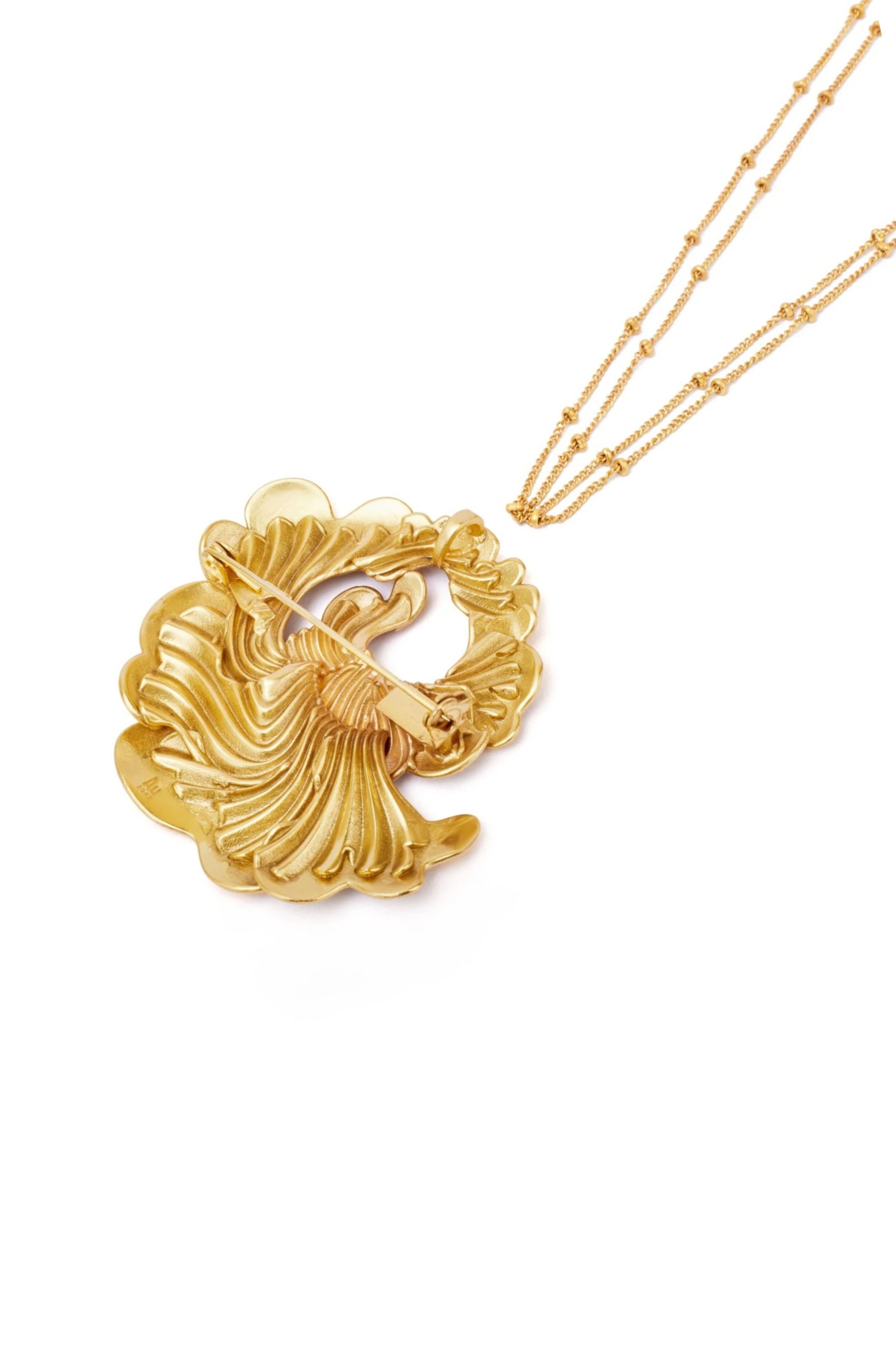 Odeta Pendant Cum Brooch