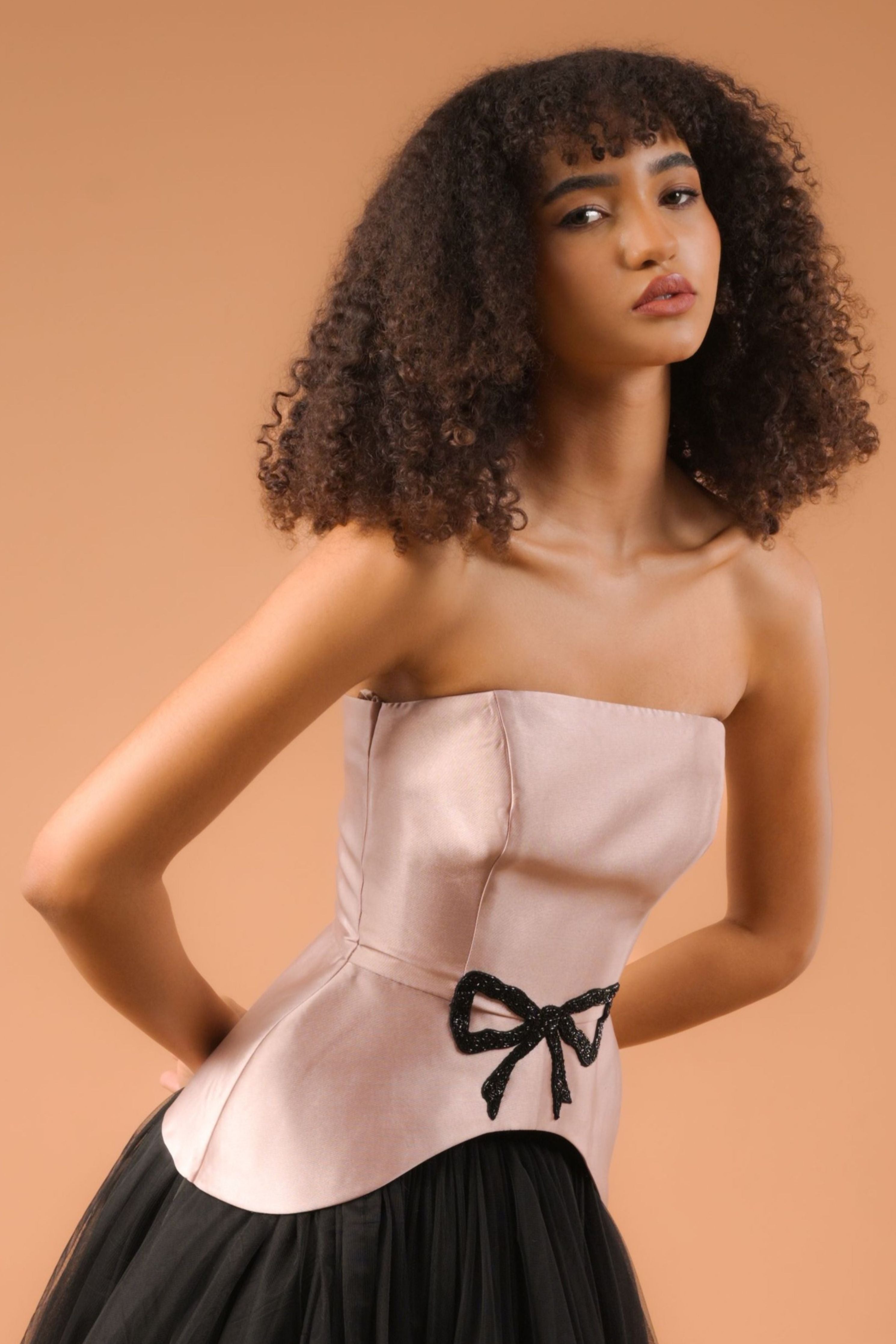 Audrey Rose Gold Corset Top