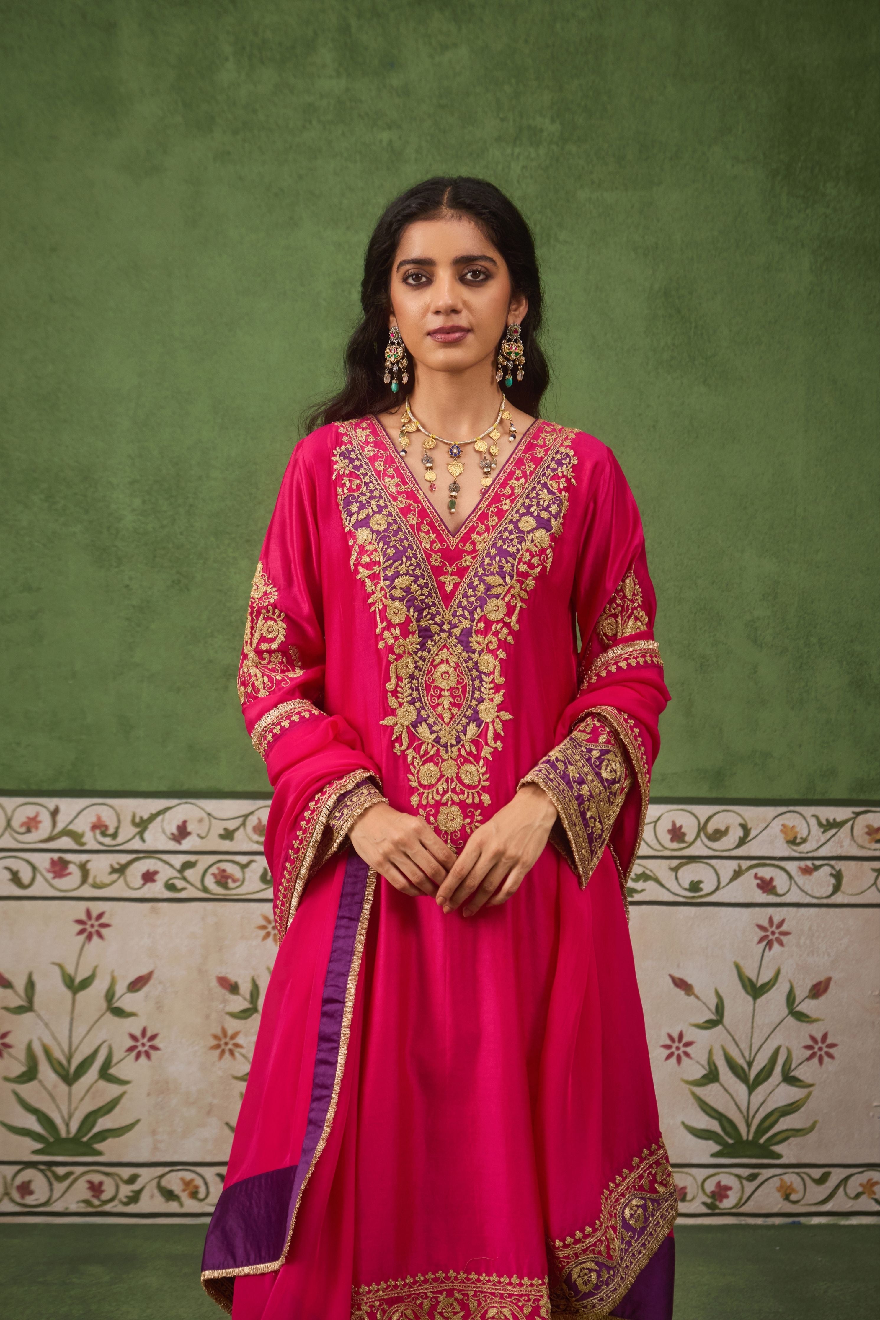 Inayat 2.0 Fushia Purple Kurta Set