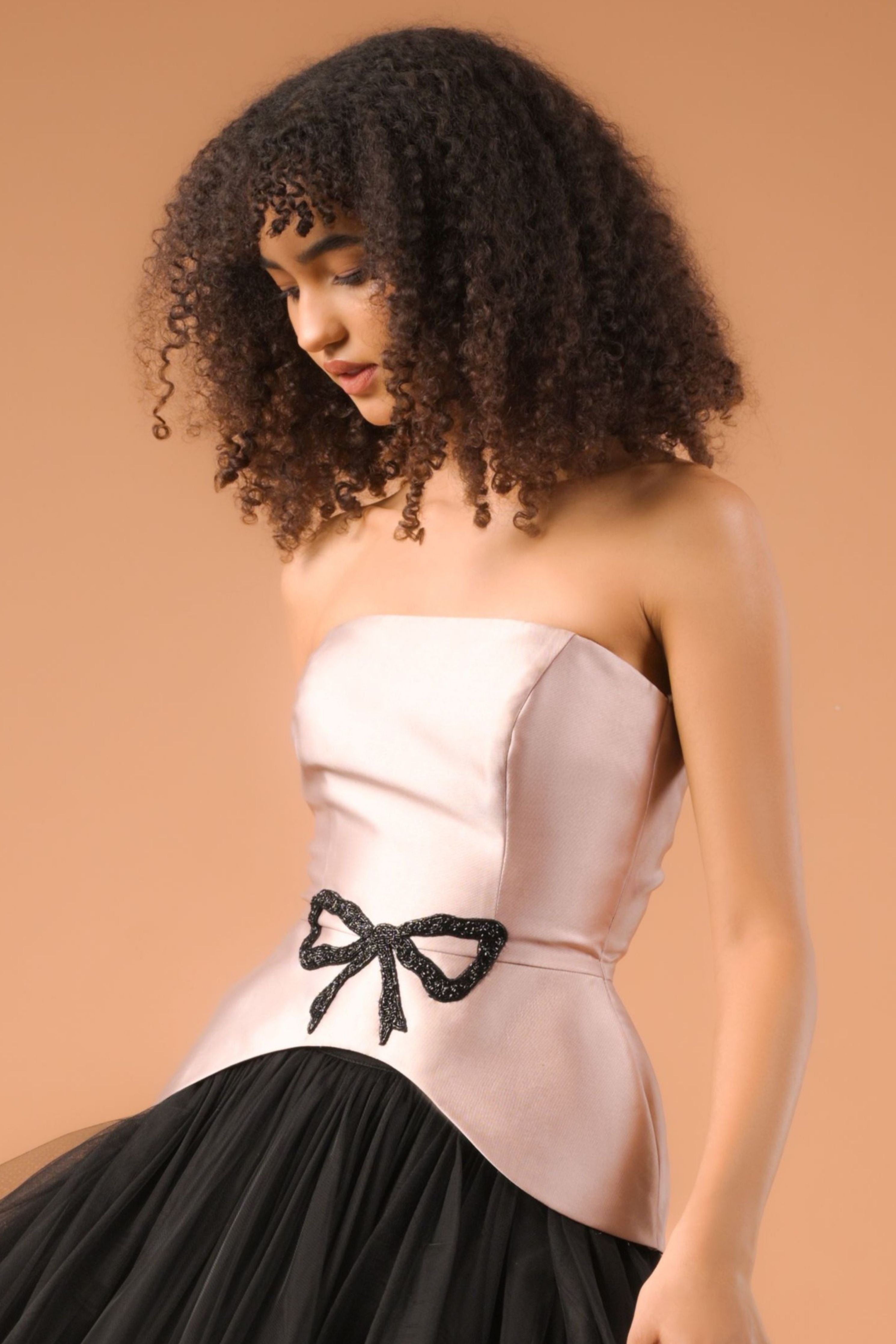 Audrey Rose Gold Corset Top