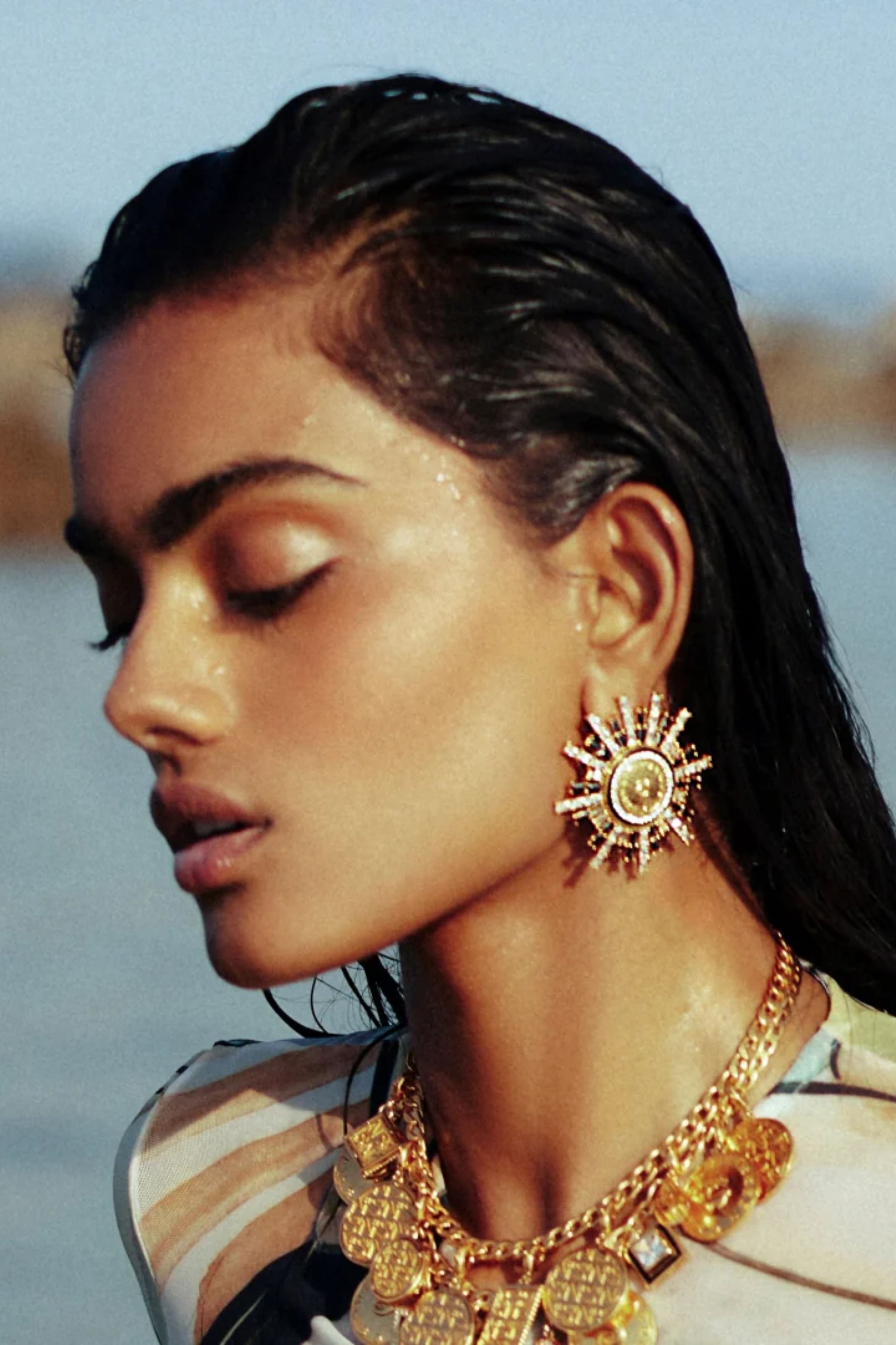 Kusha Kapila In Numisma Star Burst Earrings