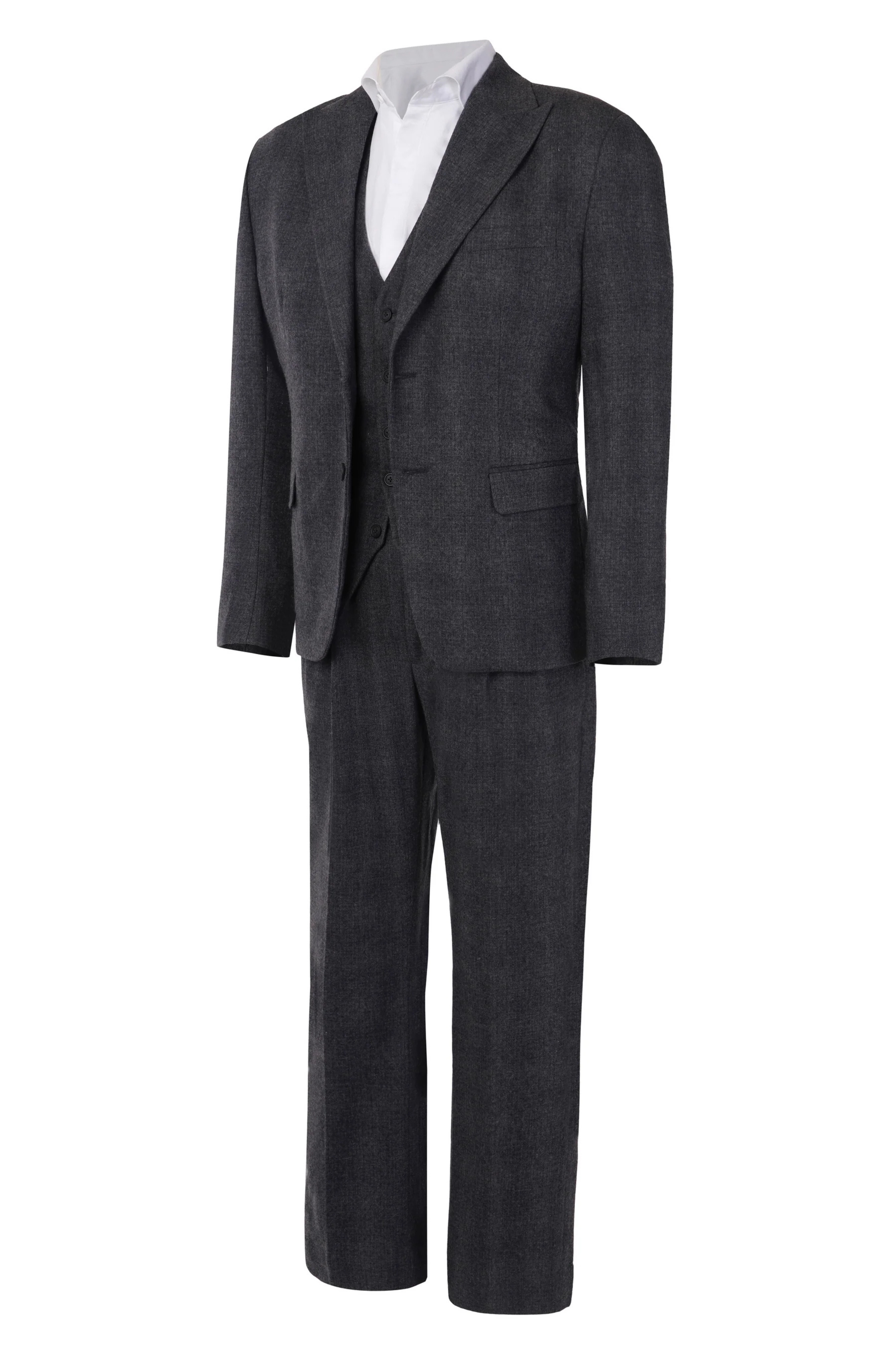 Tiger Shroff in Charcoal Grey Woolen Suit Set