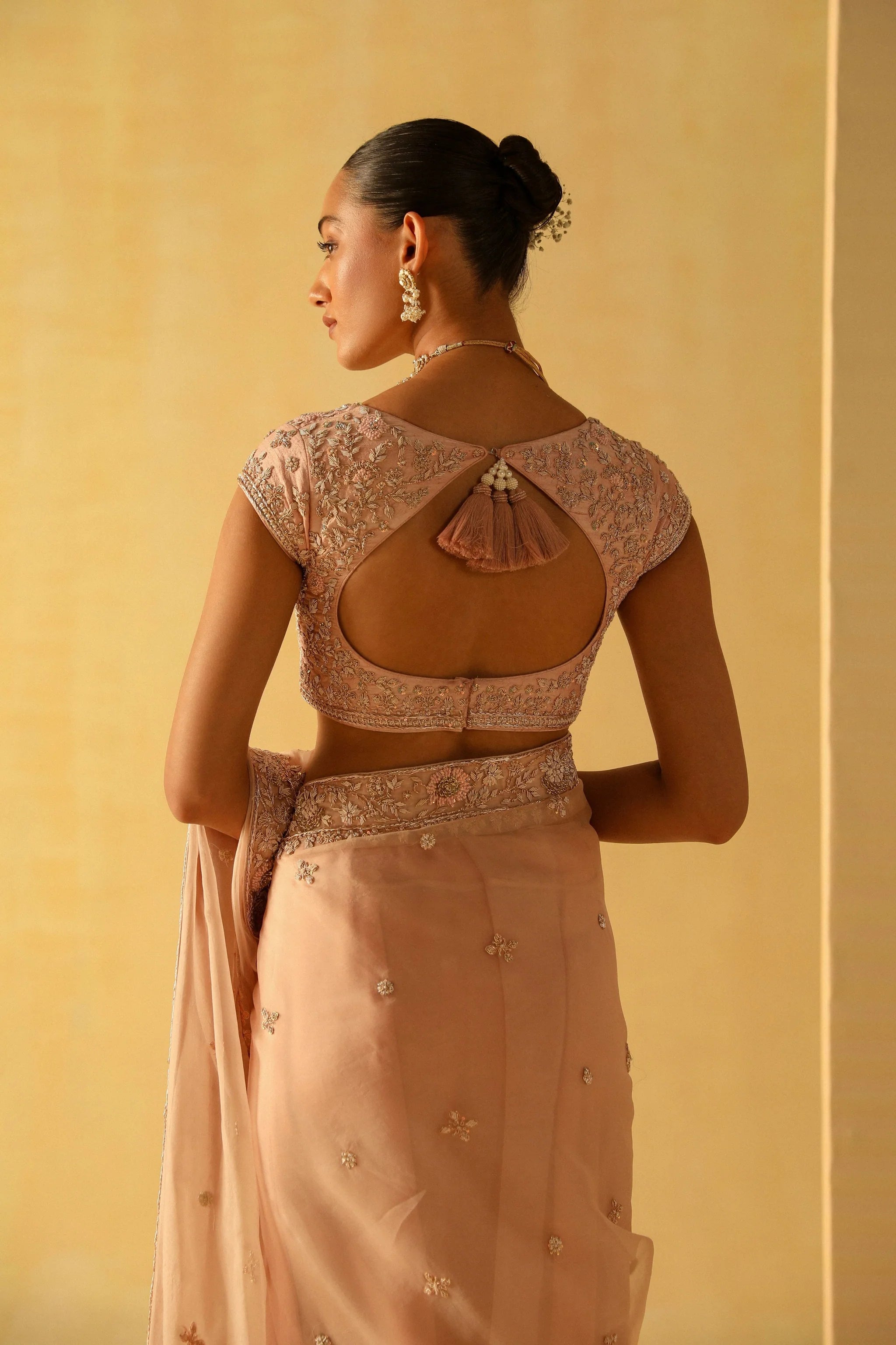 Maliha Rose Pink Maliha Saree Set