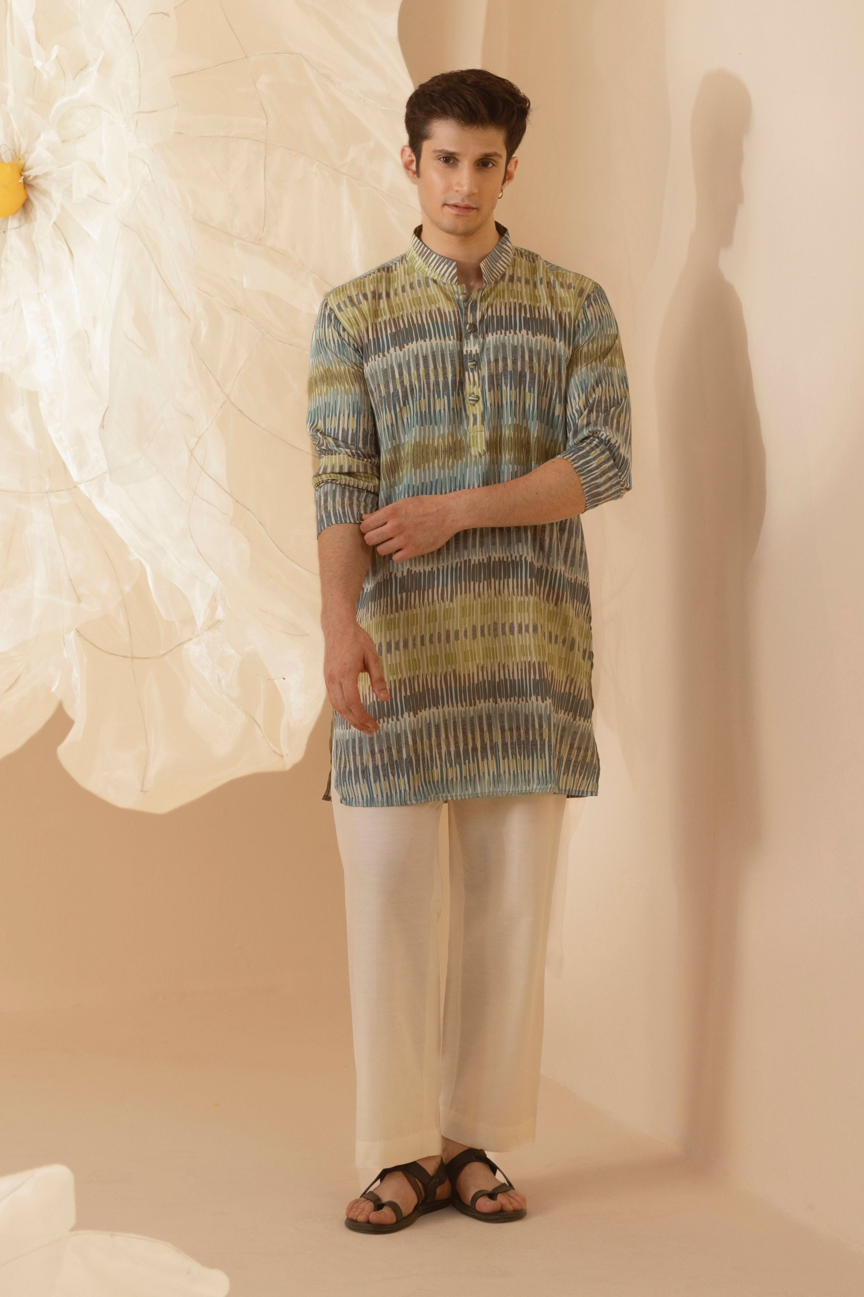 Earthen Hues - Silk Kurta