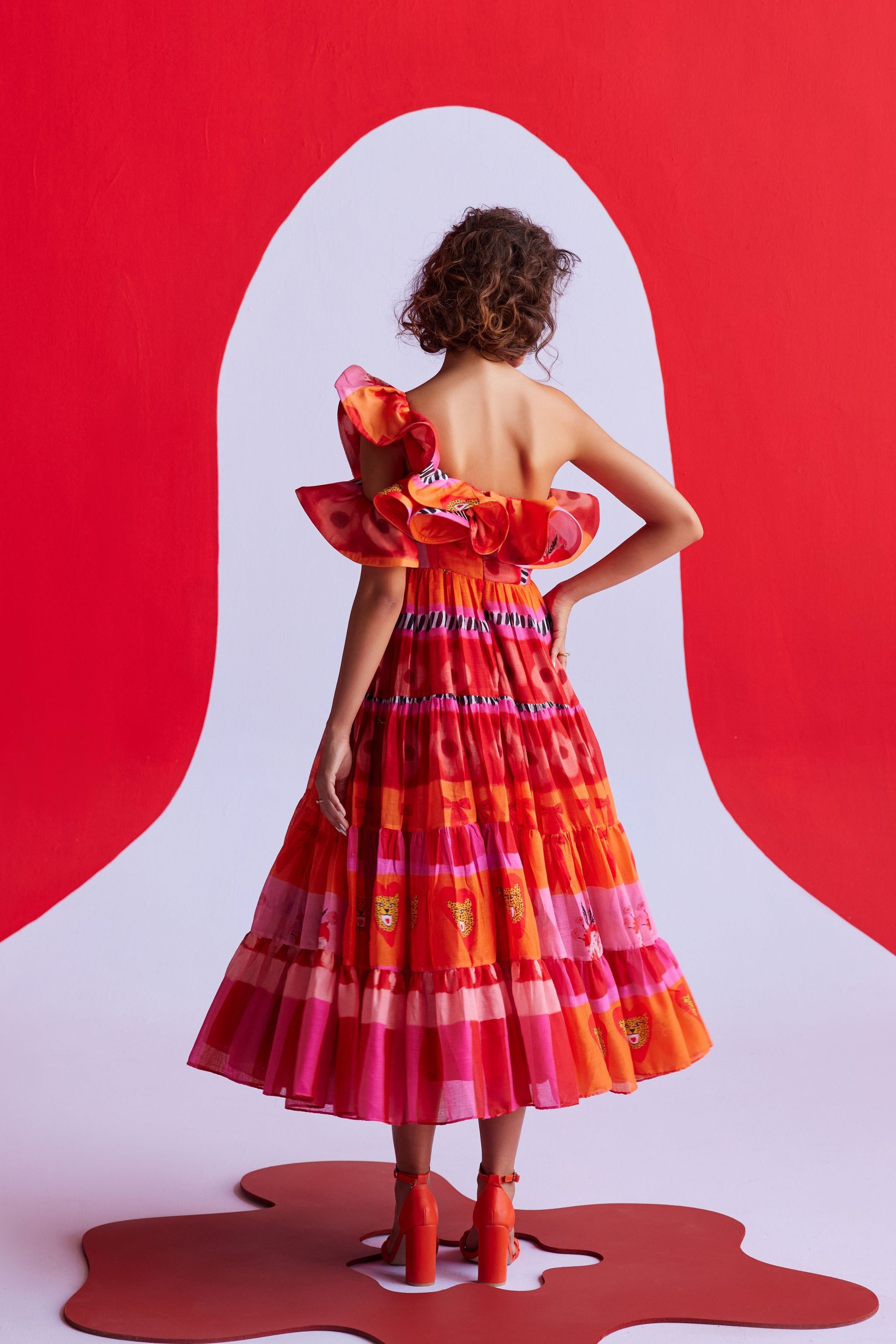 Tangerine Twist Dress
