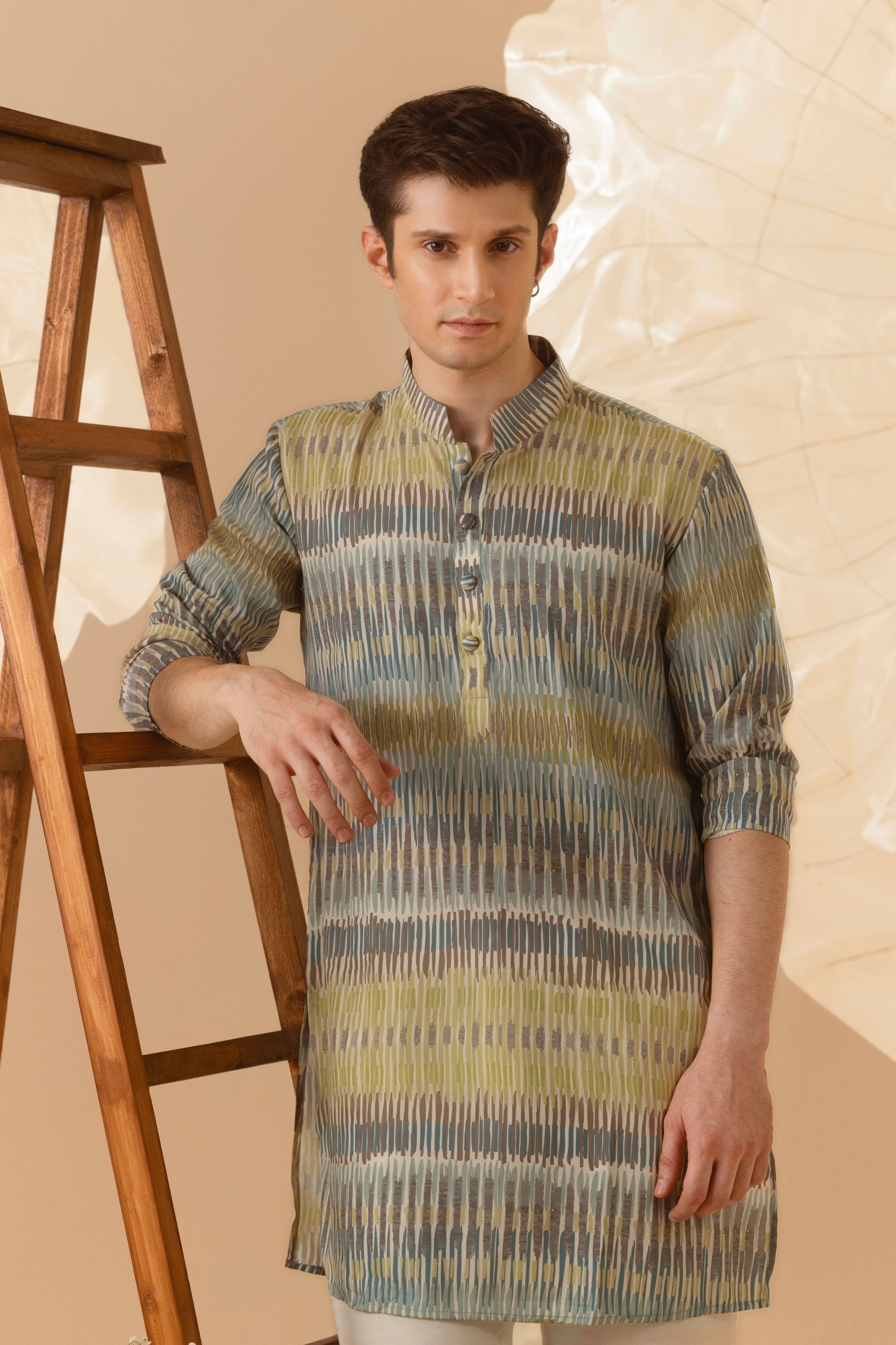 Earthen Hues - Silk Kurta