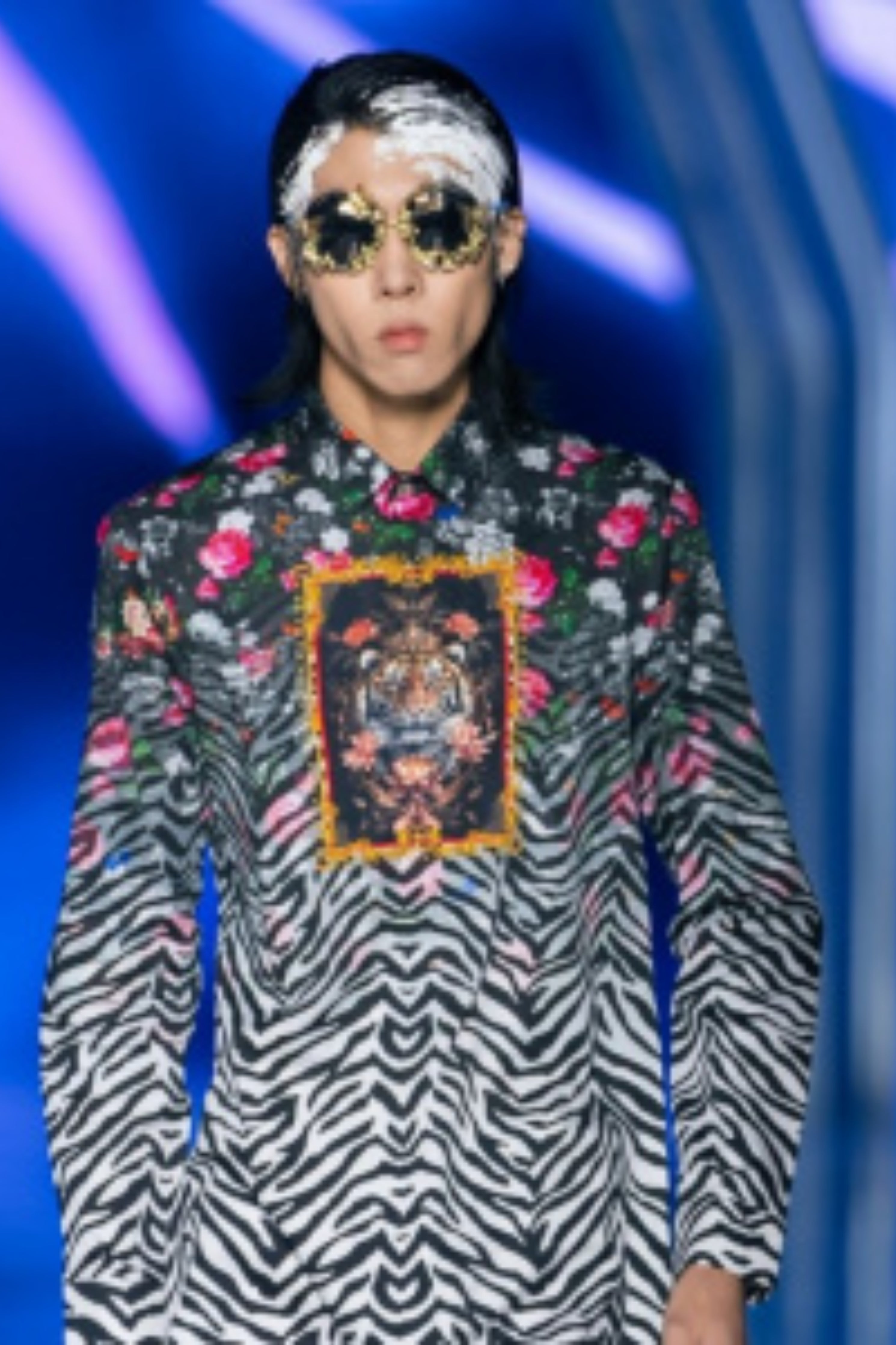 Dynast Tiger Center Print Shirt