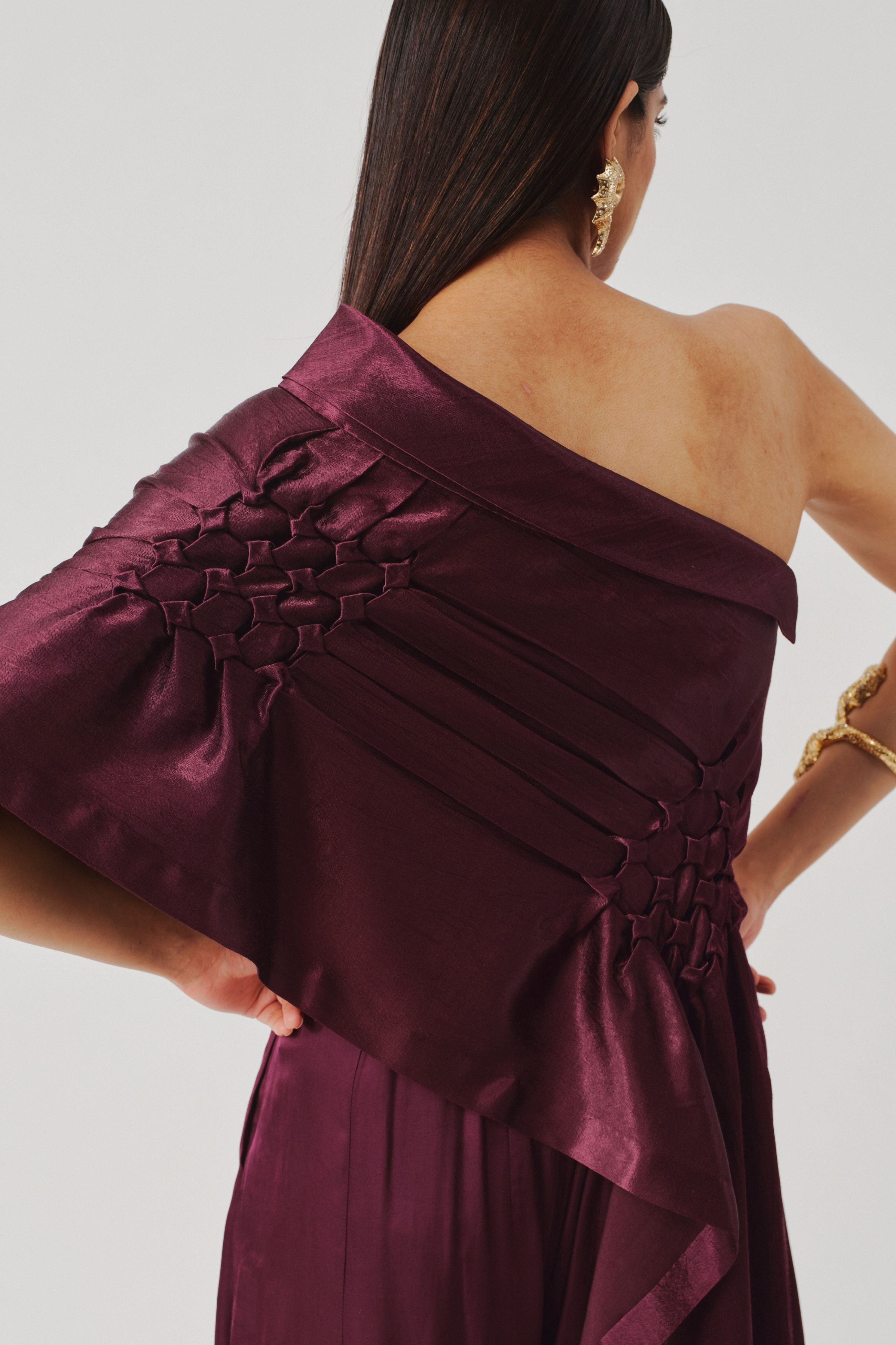 Pisa Top in Burgundy