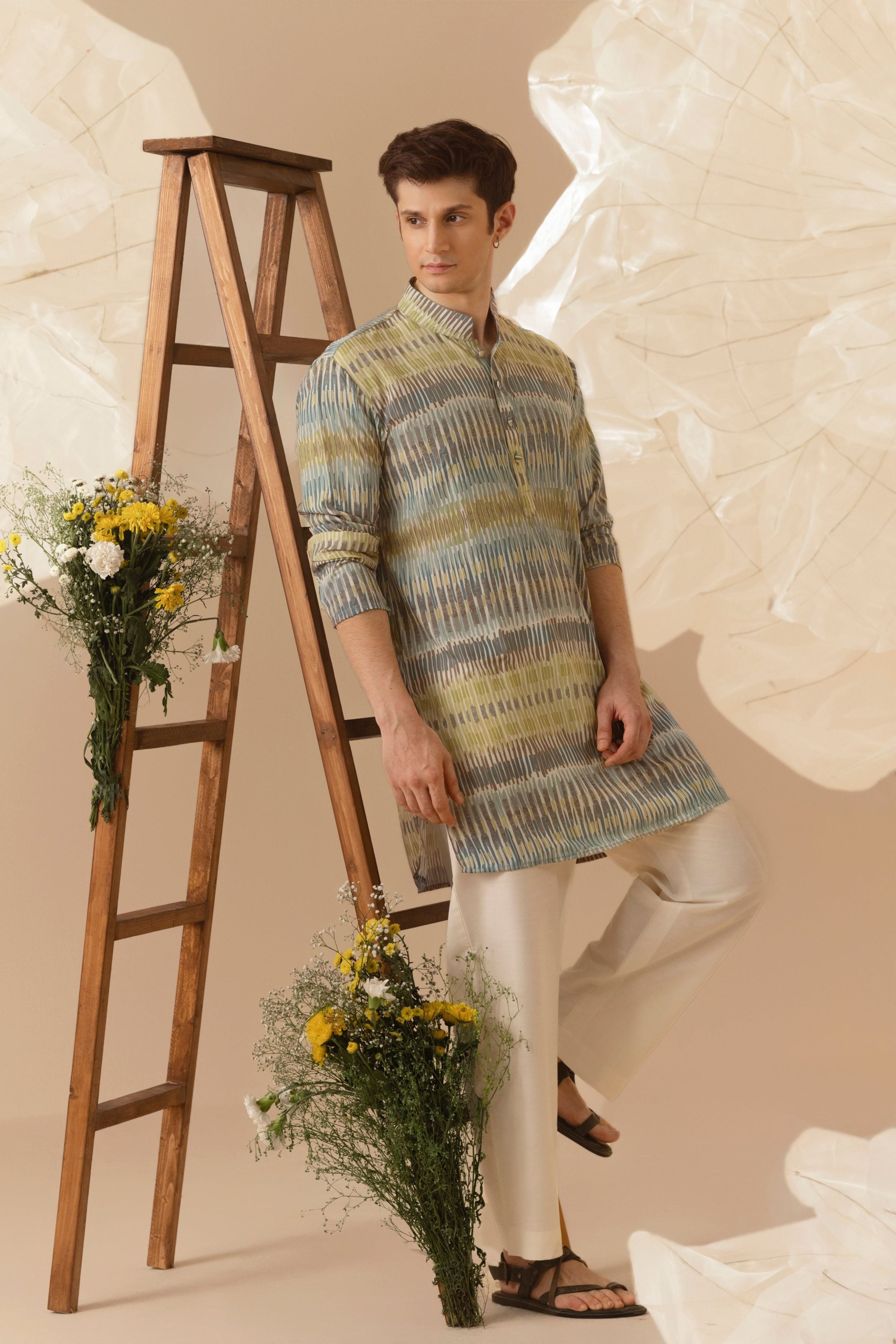 Earthen Hues - Silk Kurta