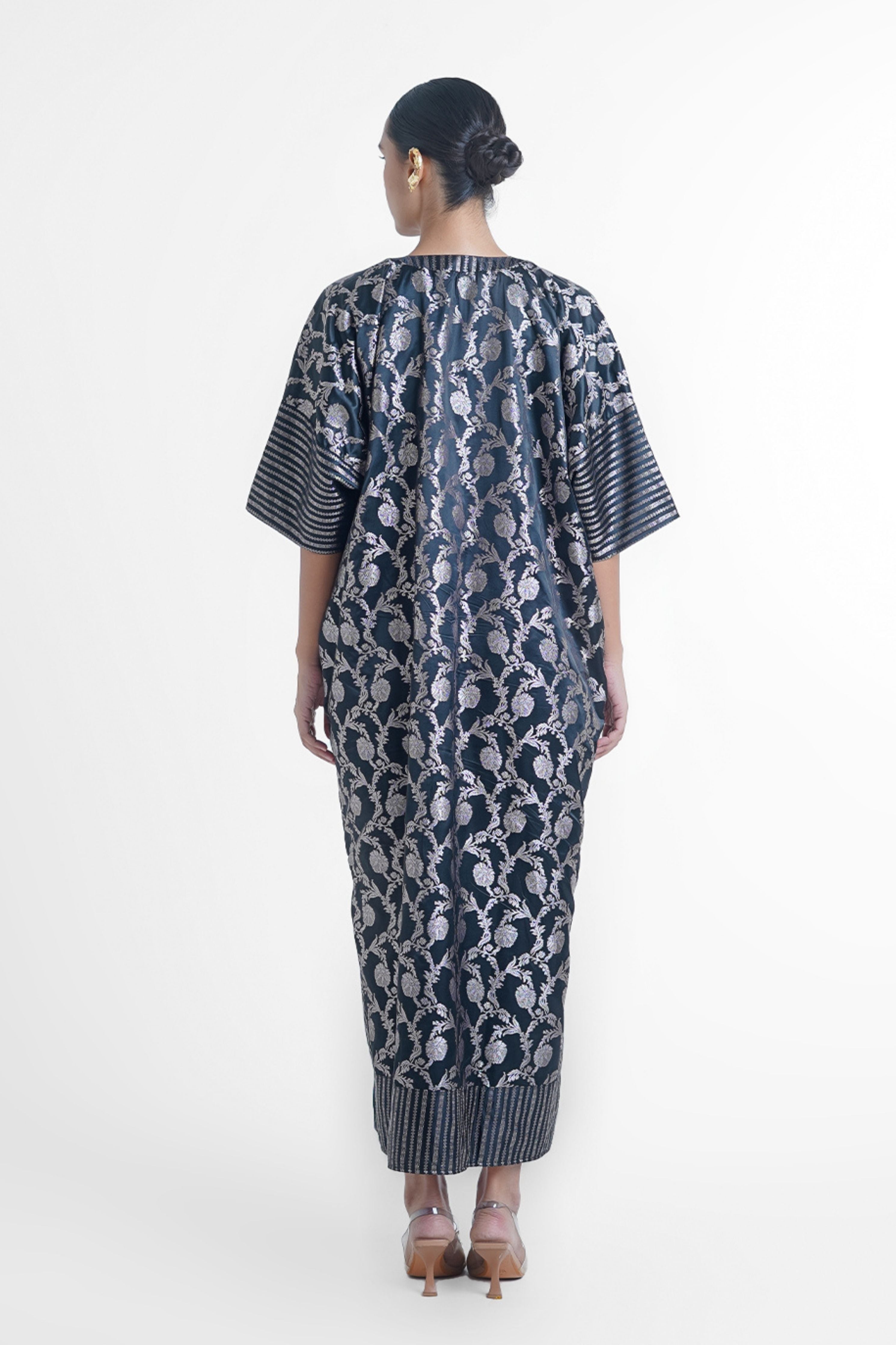 Varga Kaftan Dress In Black