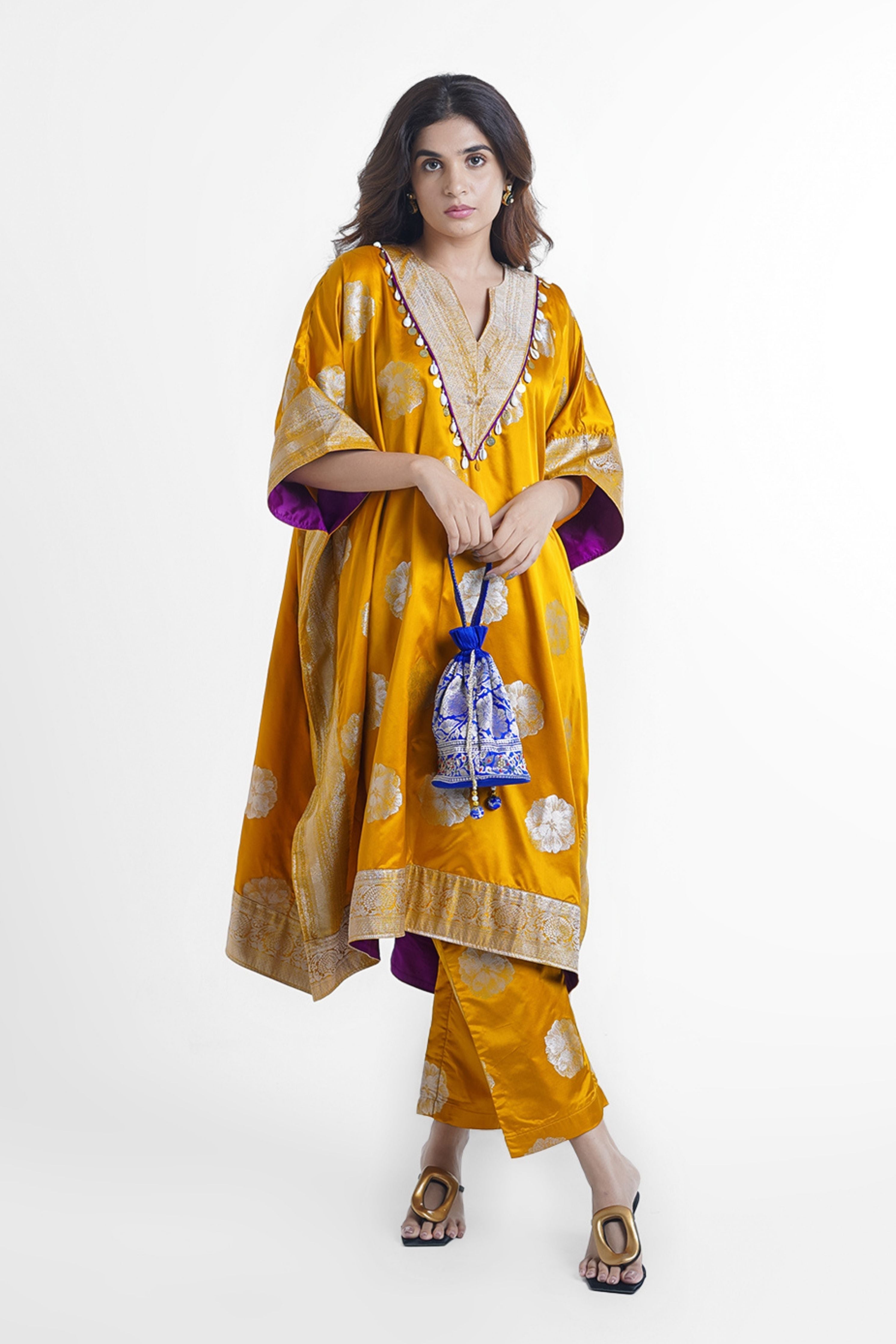 Gul Kaftan Kurta Set