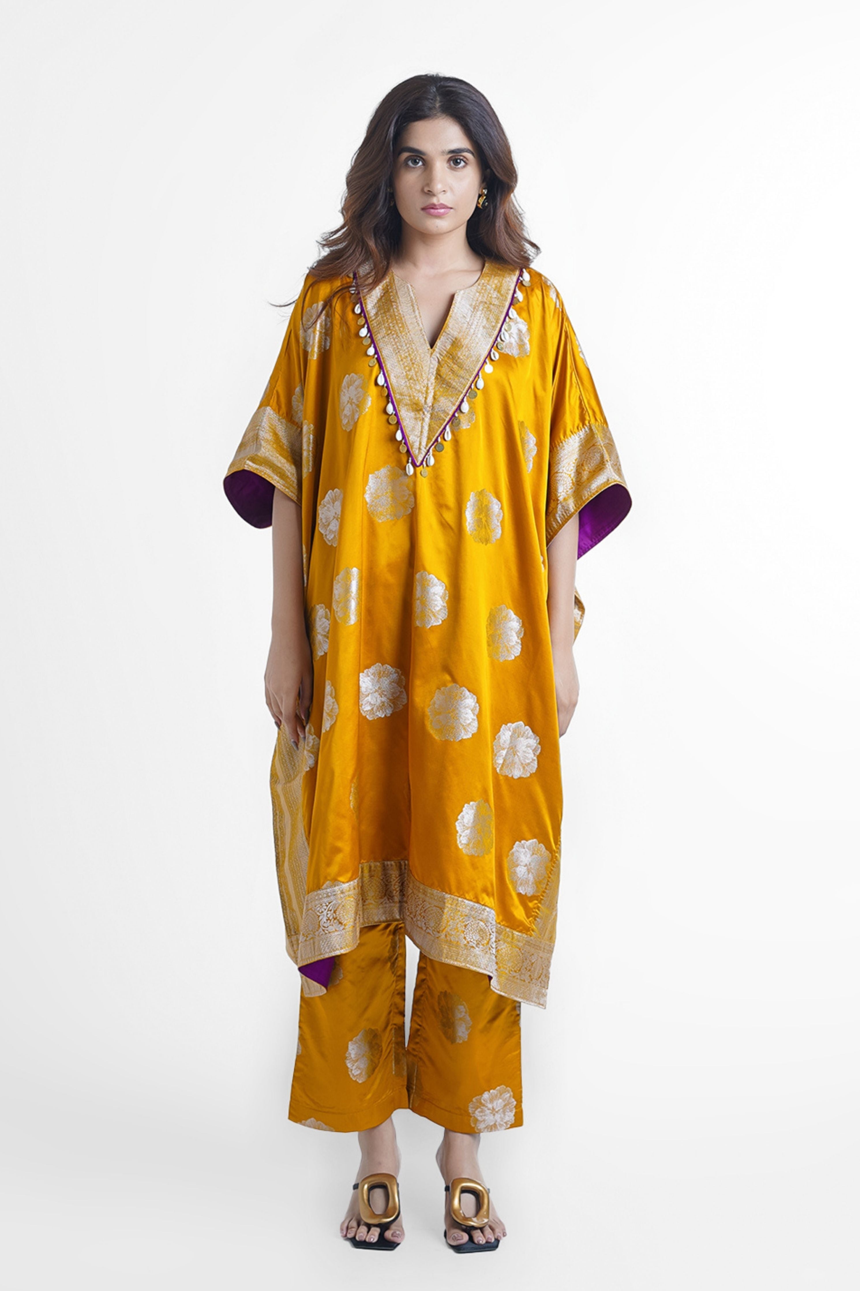 Gul Kaftan Kurta Set