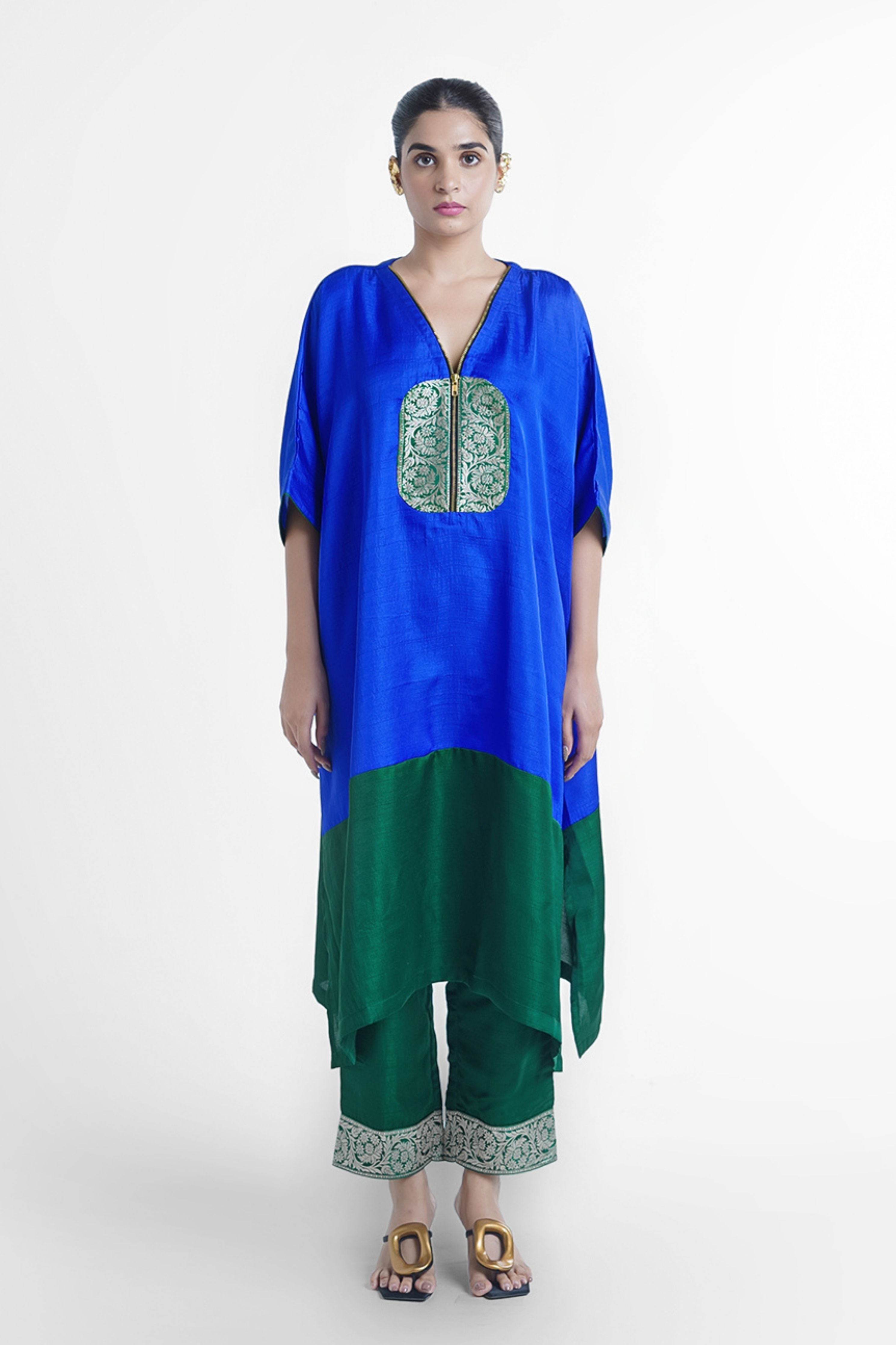 Moss Kaftan Kurta Set
