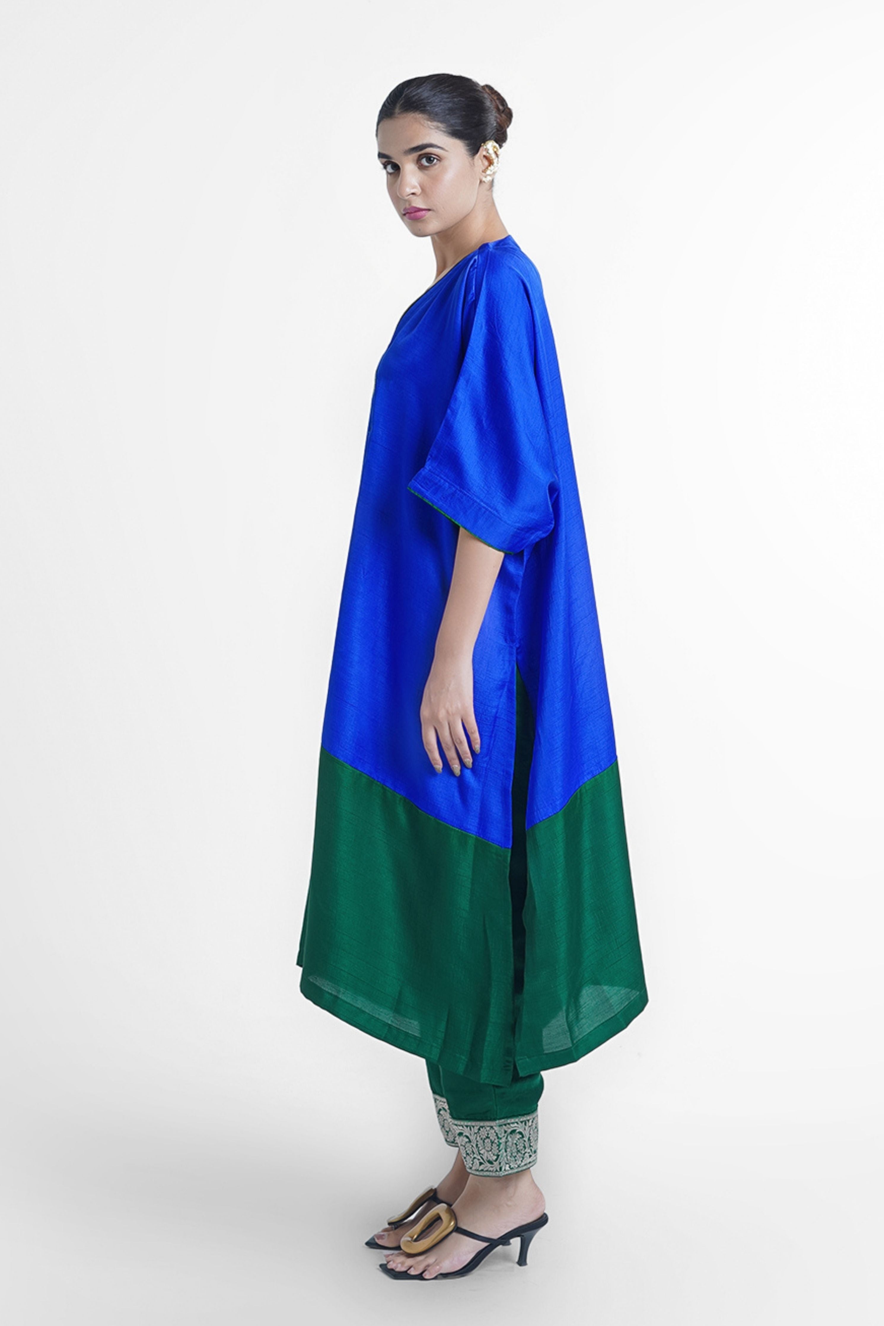 Moss Kaftan Kurta Set