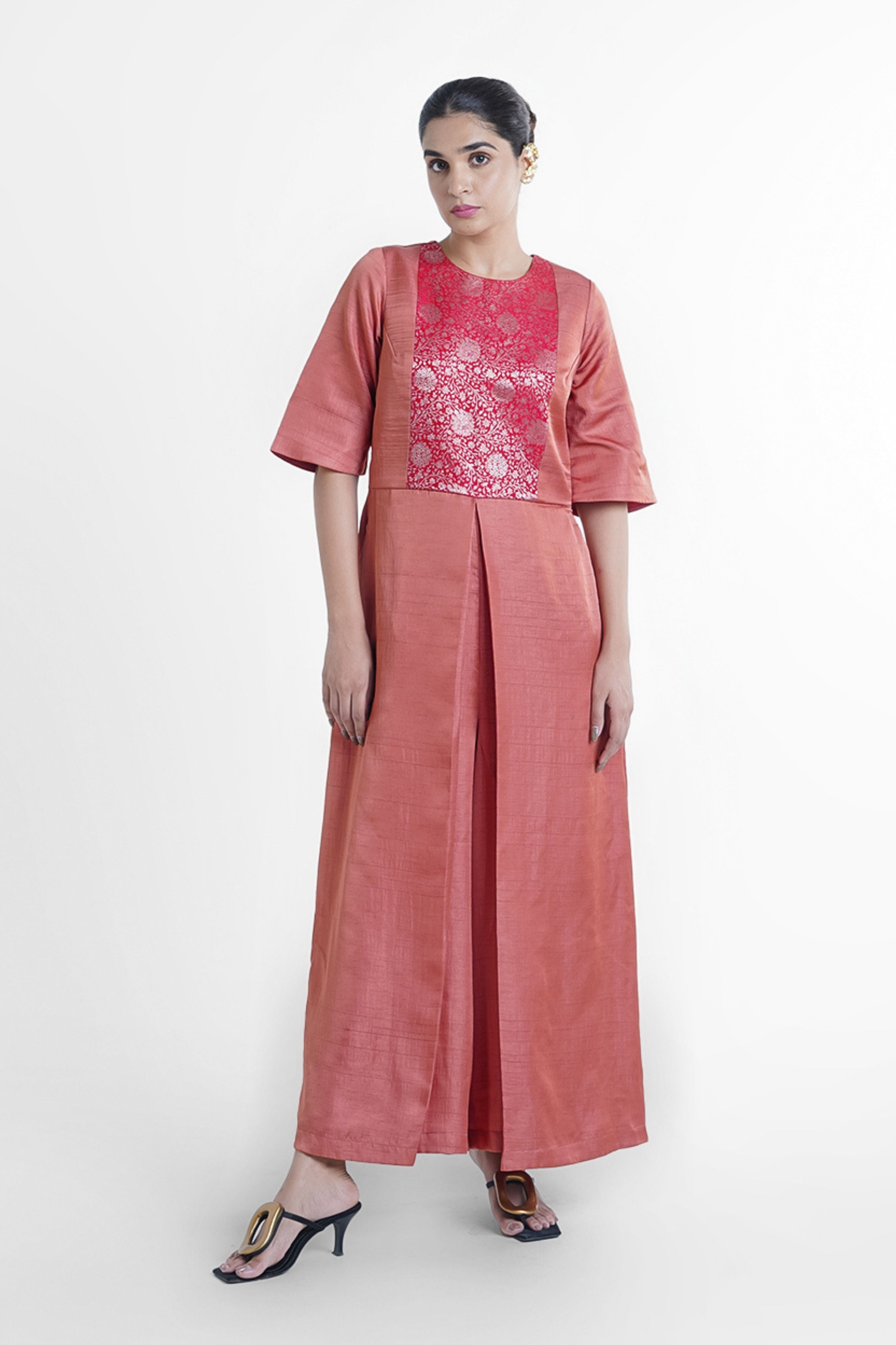 Salmon Jumpsuit