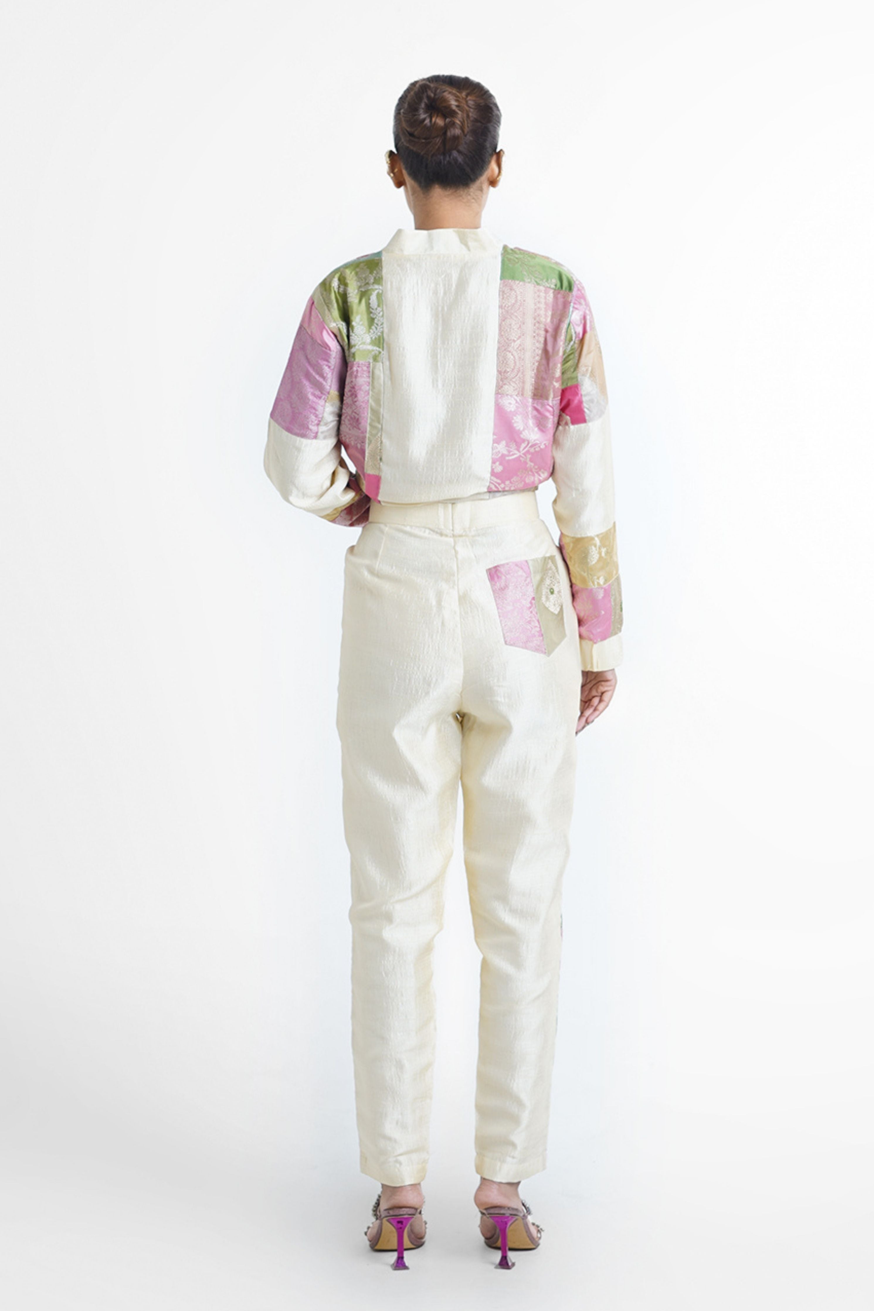 Cheri Upcycled Silk Bomber Jacket