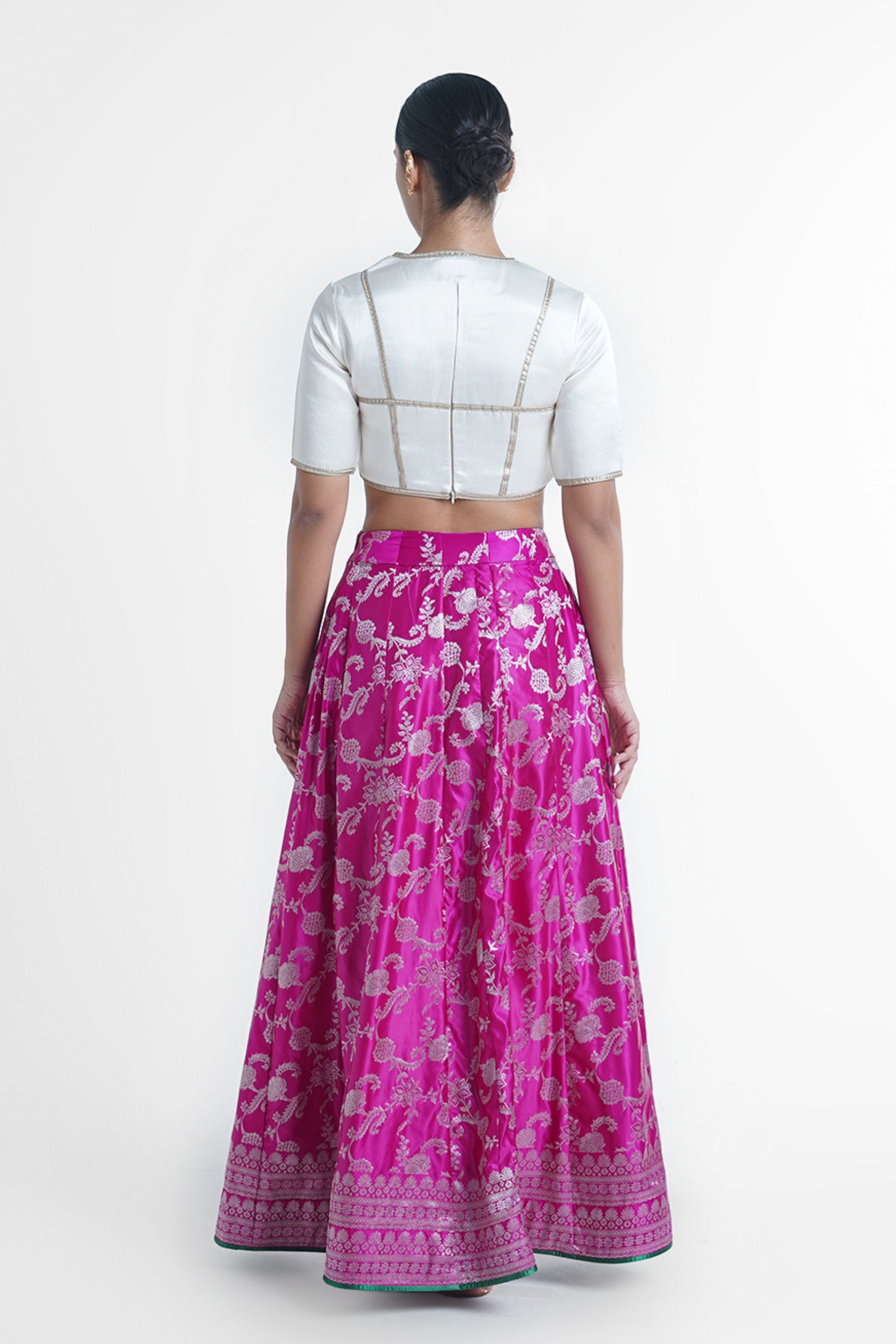 Menka Banarasi Silk Lehenga