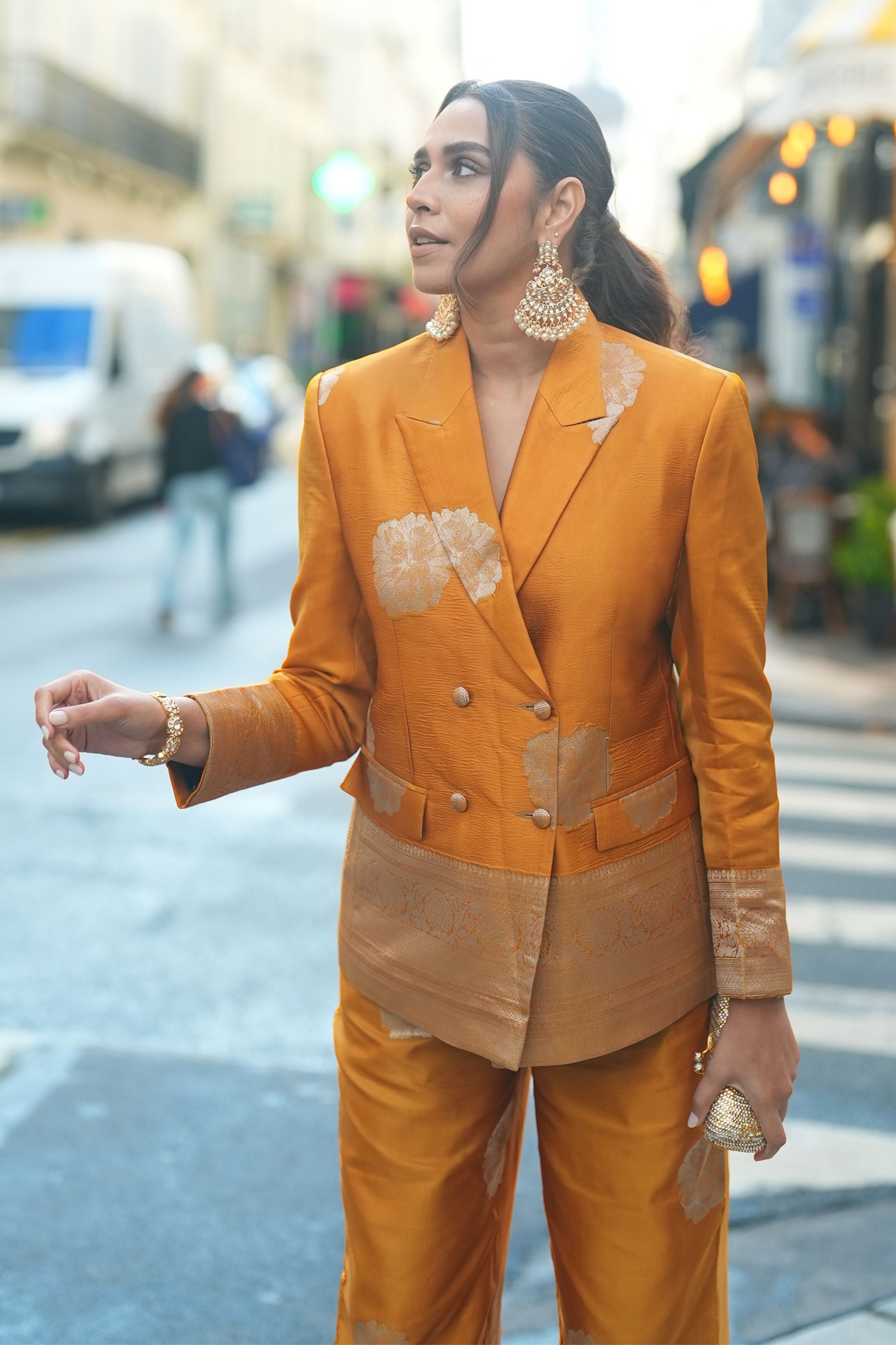 Gul Silk Pantsuit