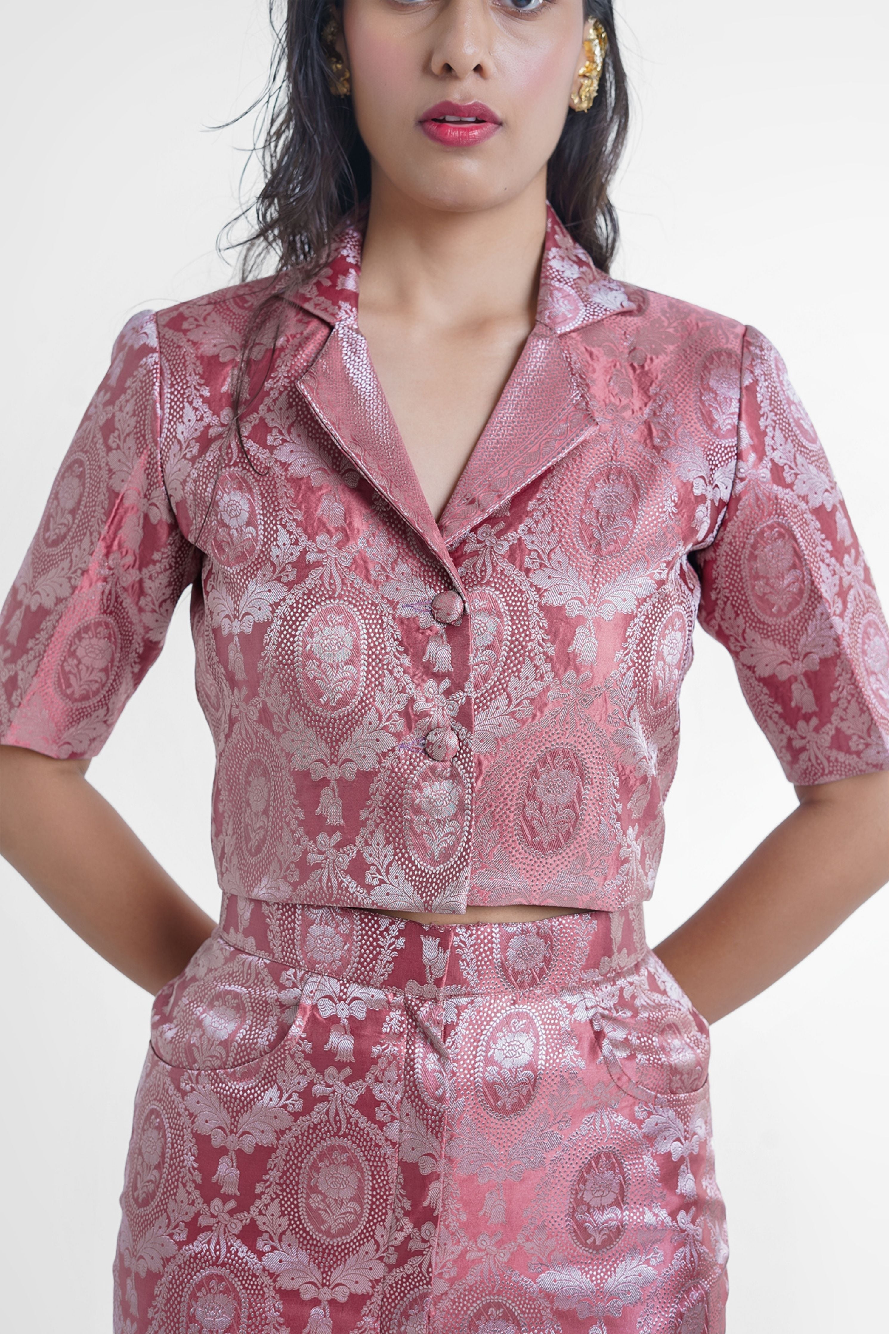 Scarlet Silk Co-Ord Set