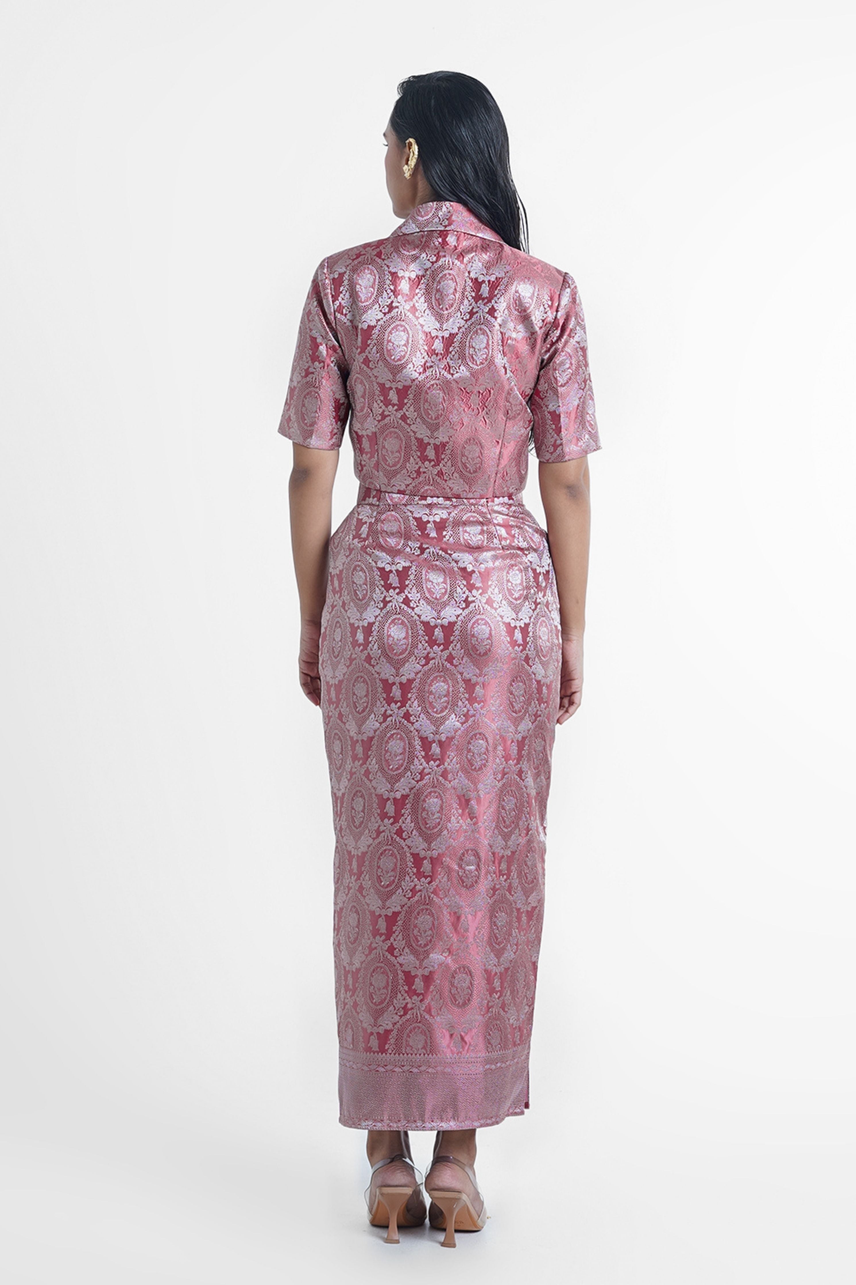 Scarlet Silk Co-Ord Set