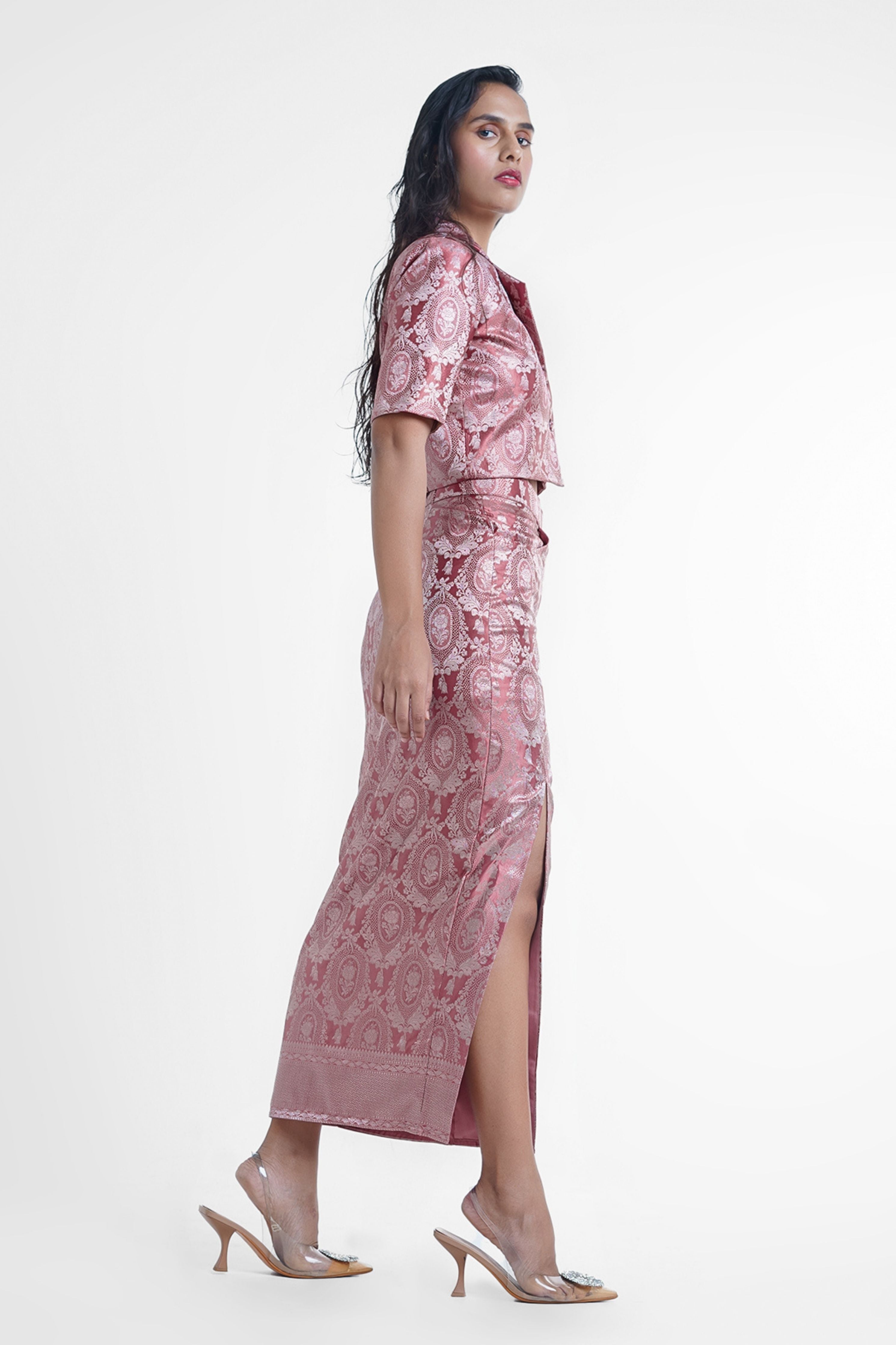 Scarlet Silk Co-Ord Set