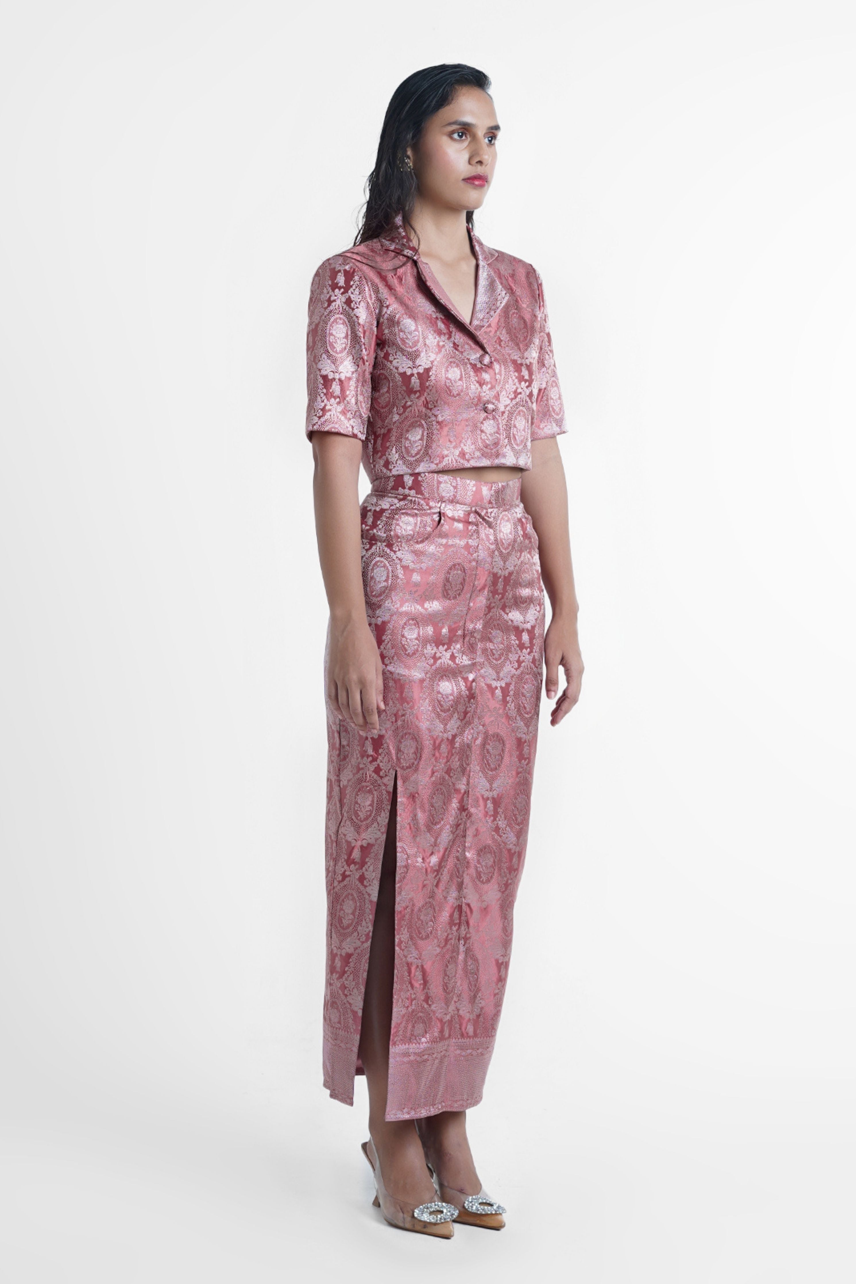 Scarlet Silk Co-Ord Set