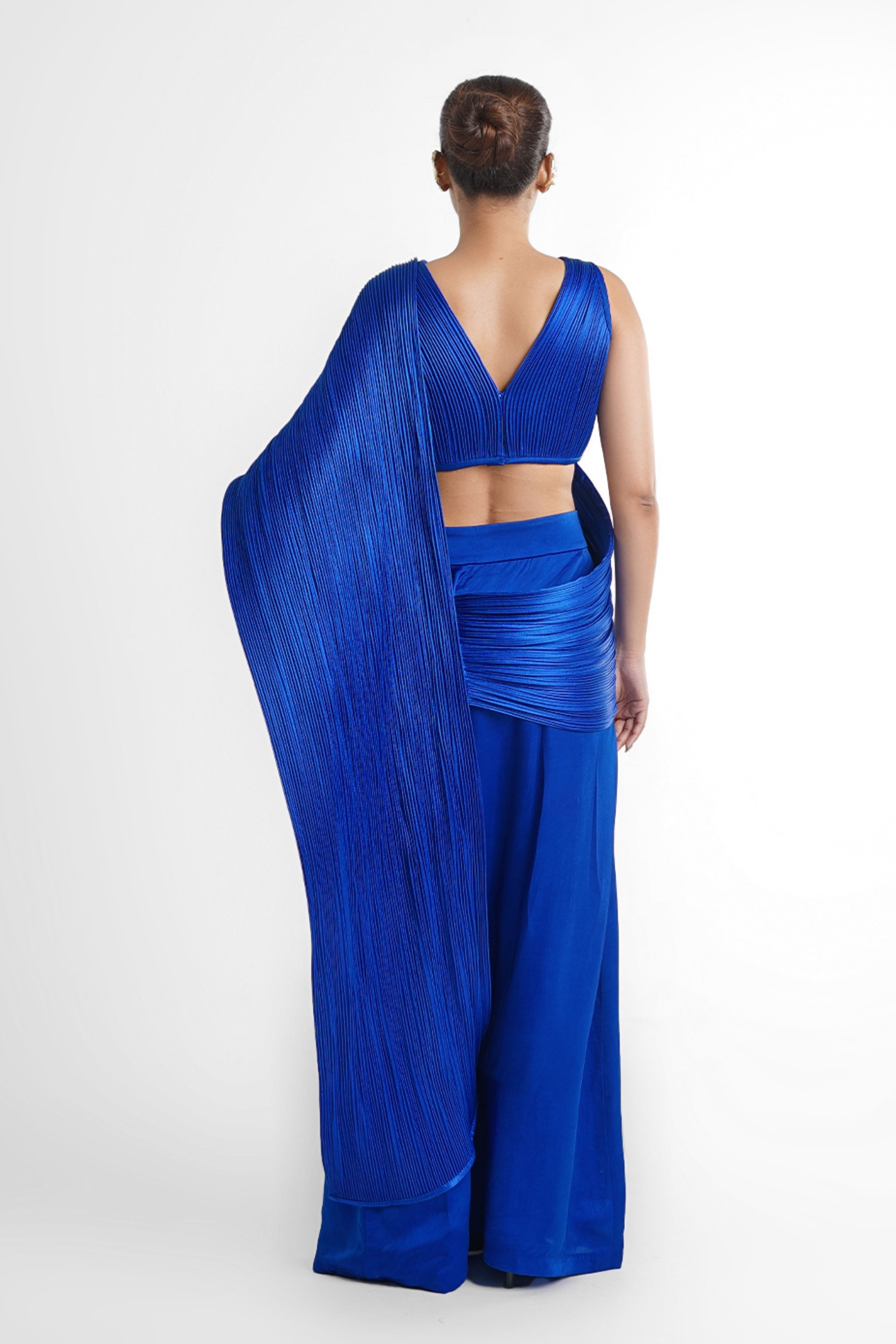 Helen Concept Saree In Electric Blue