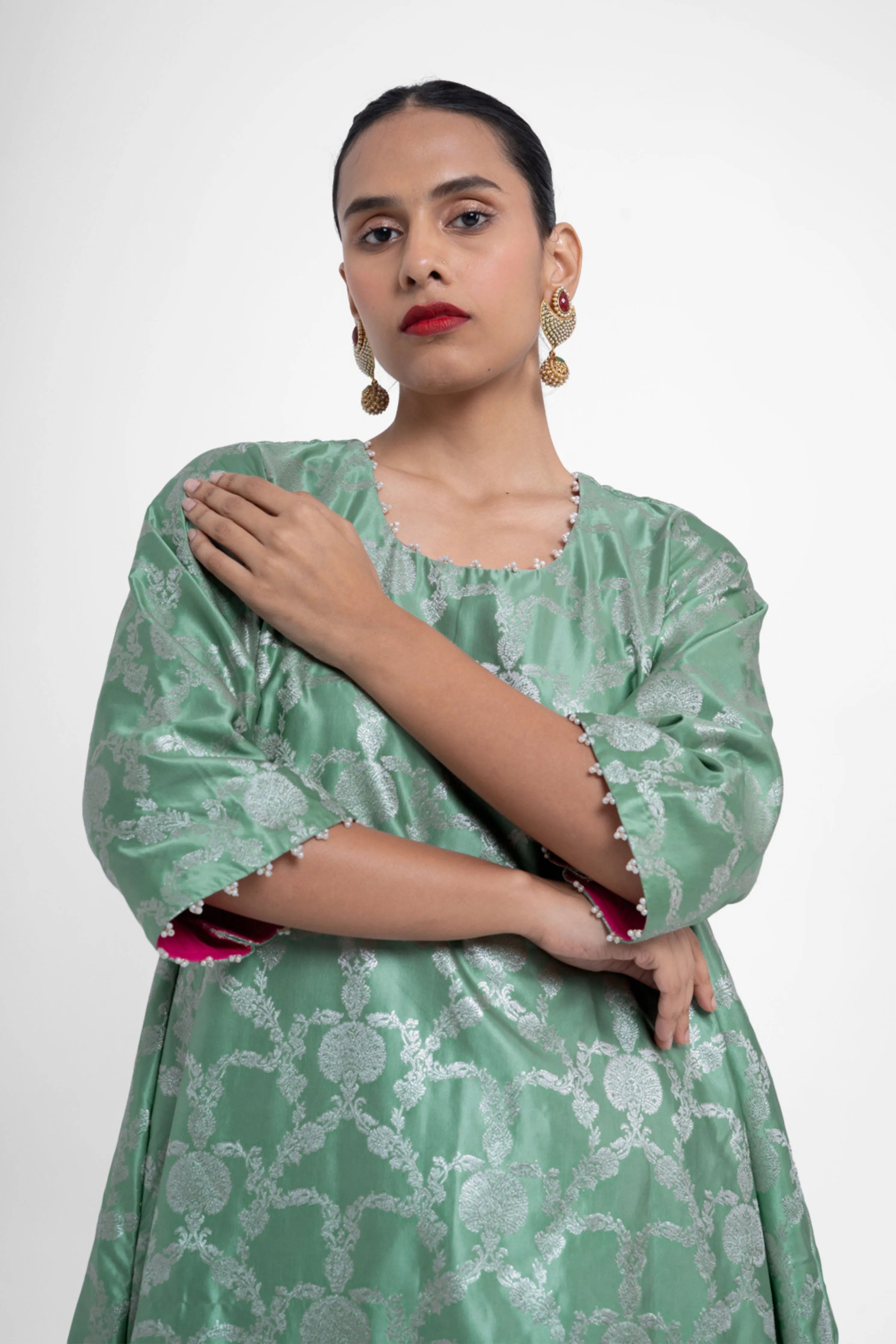 Jaya Kurta Set In Green